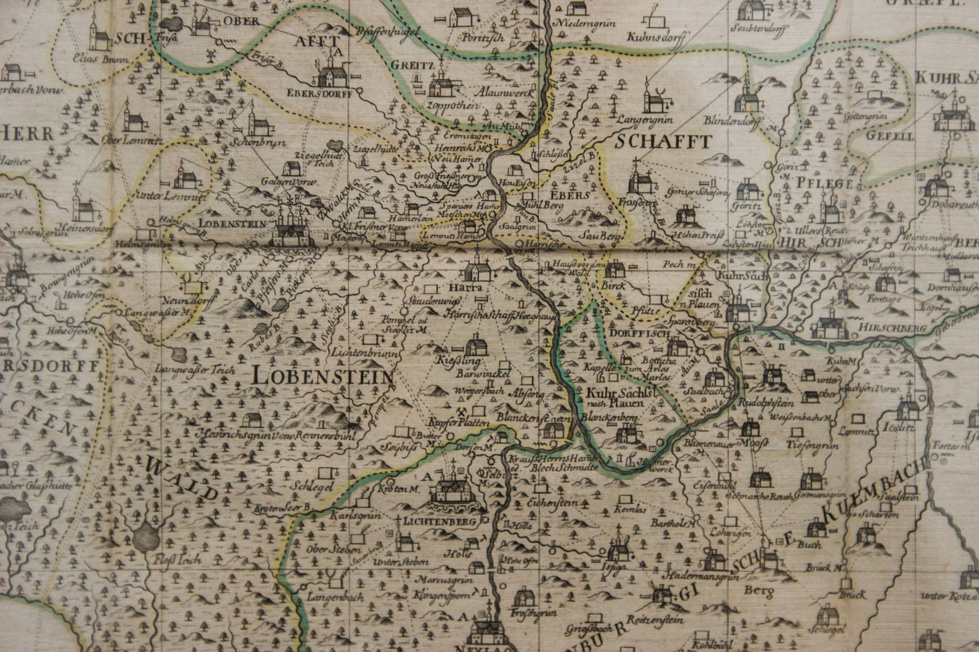 Topographic Map Of Germany Background