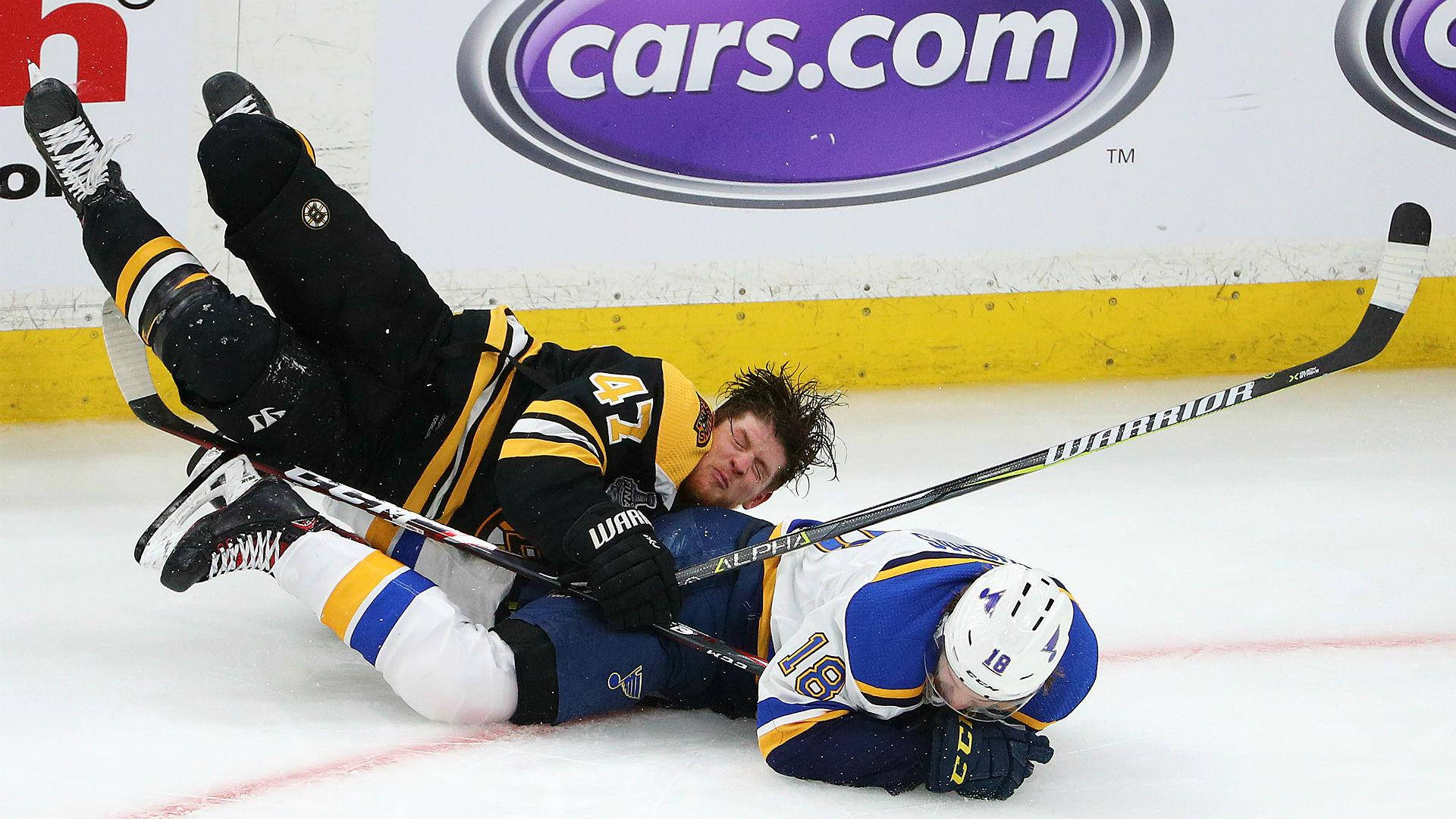 Torey Krug Charged Onto Robert Thomas May 2019