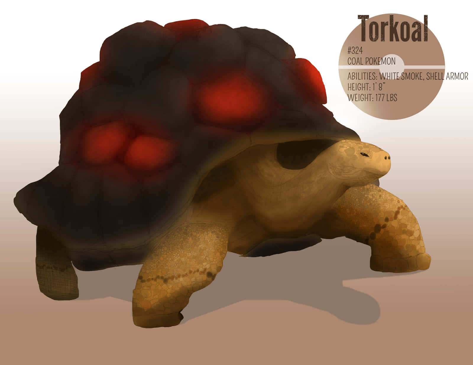 Torkoal Artwork Background