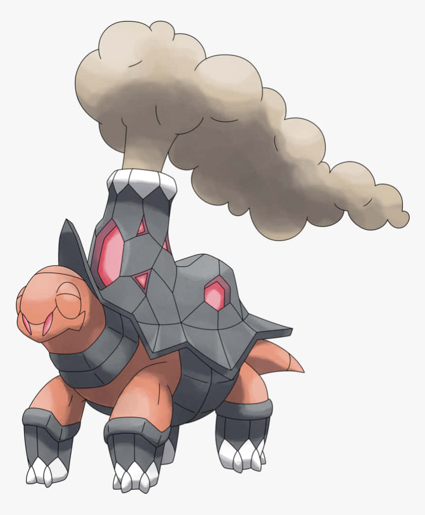 Torkoal Releasing Smoke Background