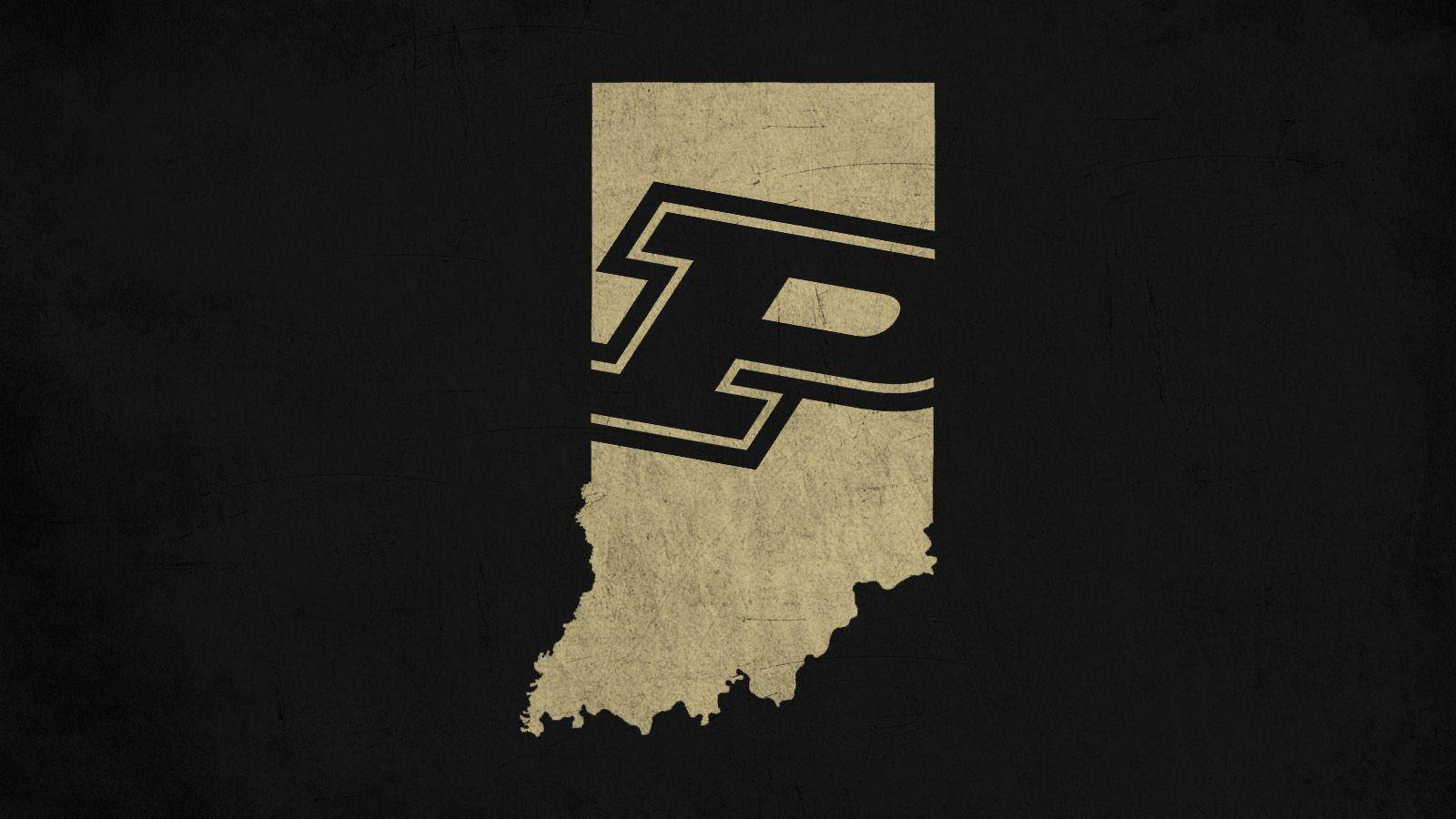 Torn P Symbol Purdue University Background