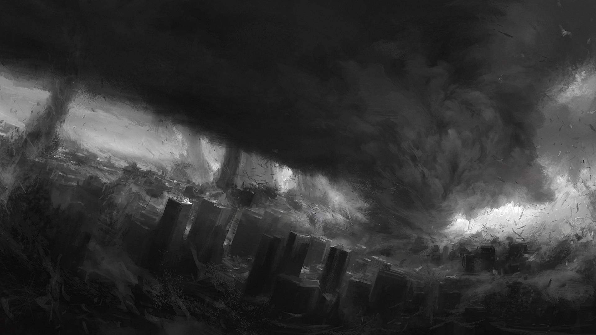 Tornado Fantasy Disaster Background