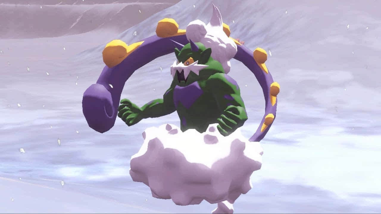 Tornadus Fighting In The Sky Background