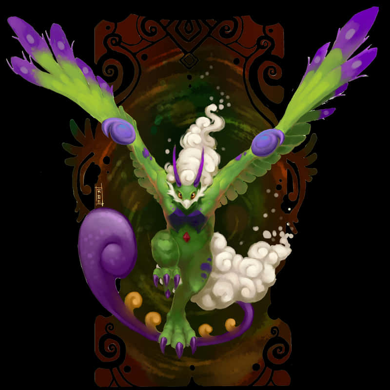 Tornadus Pulling His Wings Up