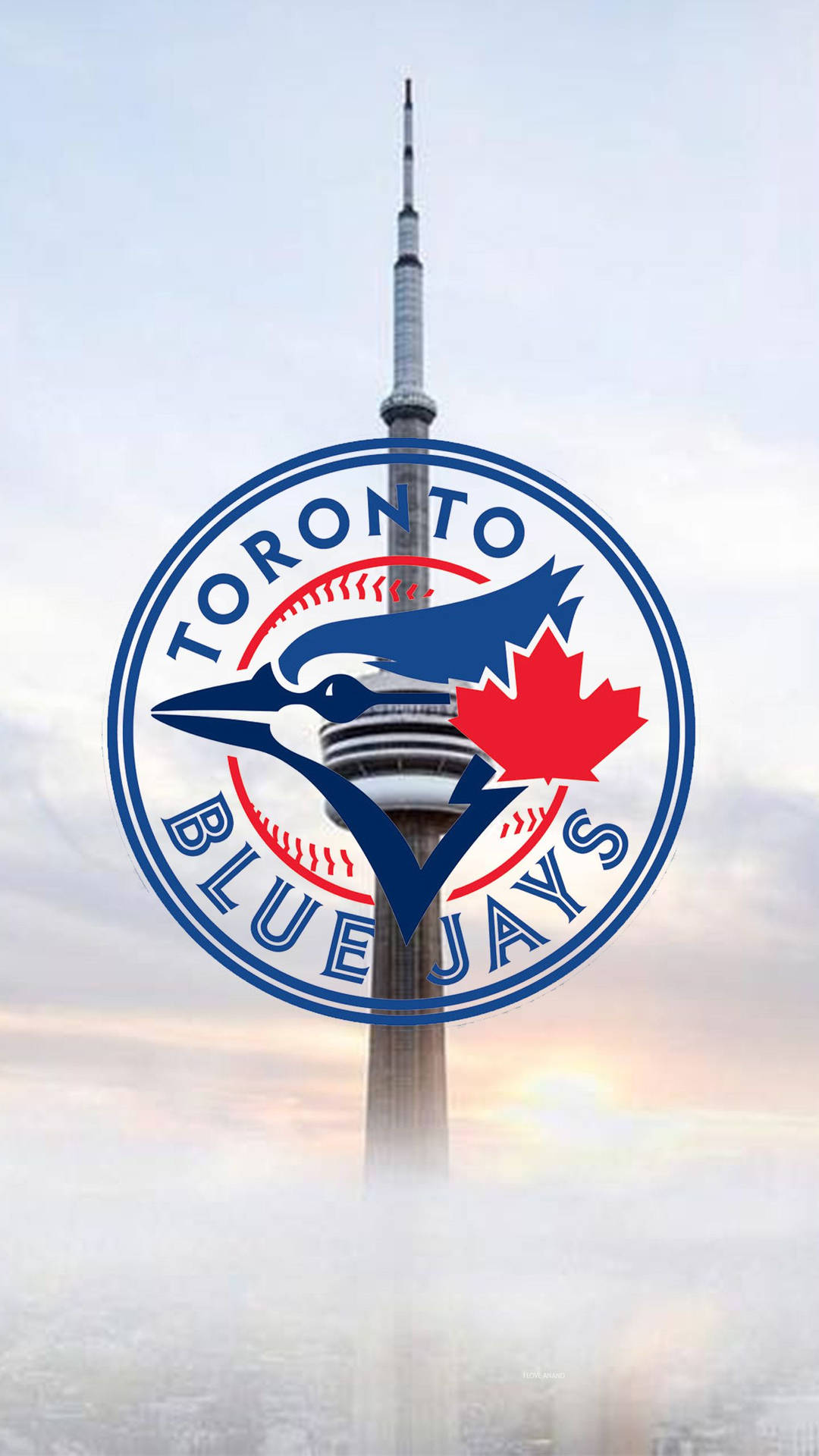Toronto Blue Jays Famous Cn Tower Background