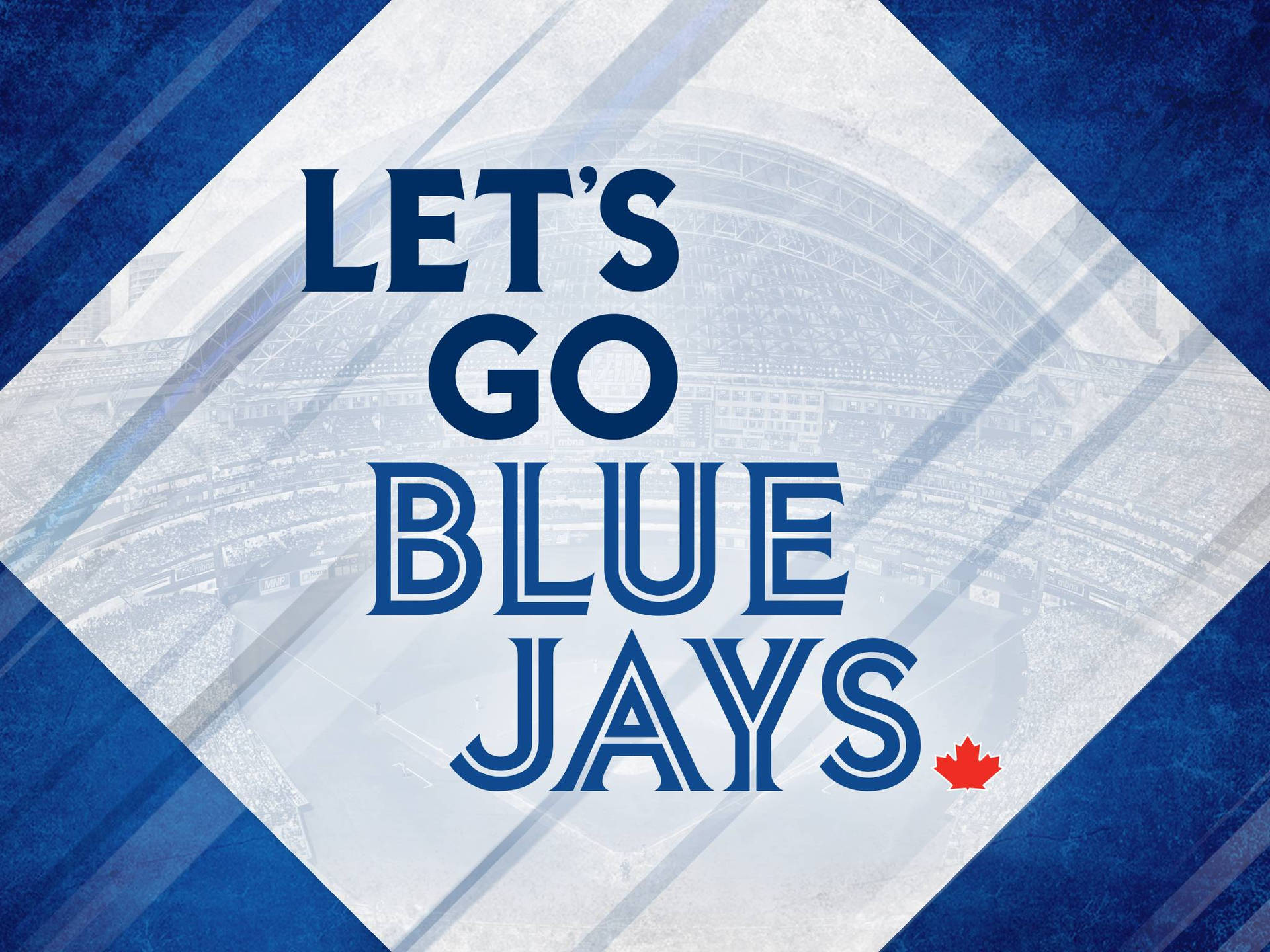 Toronto Blue Jays Let's Go Poster Background