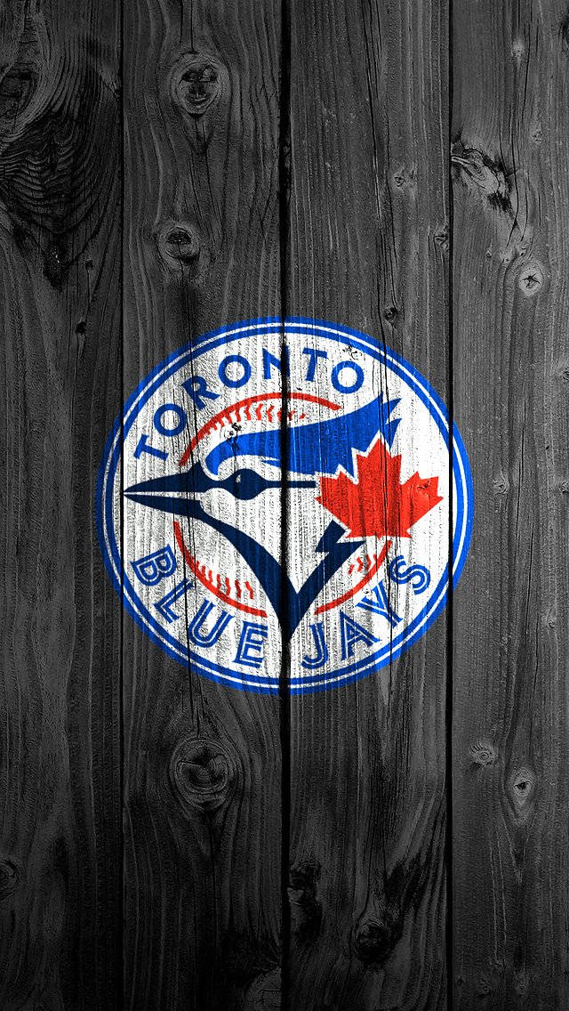 Toronto Blue Jays Wooden Wall Logo Background