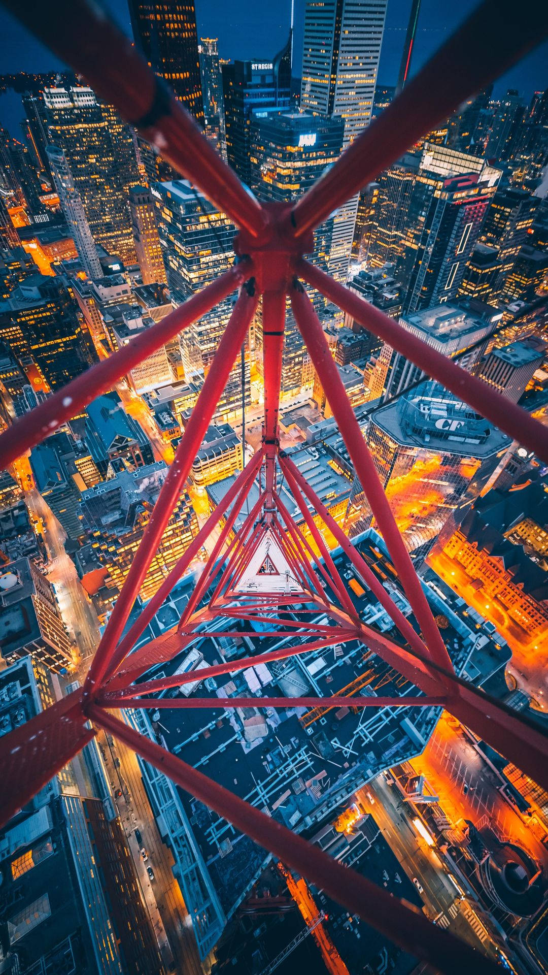 Toronto Canada Above Building View Background