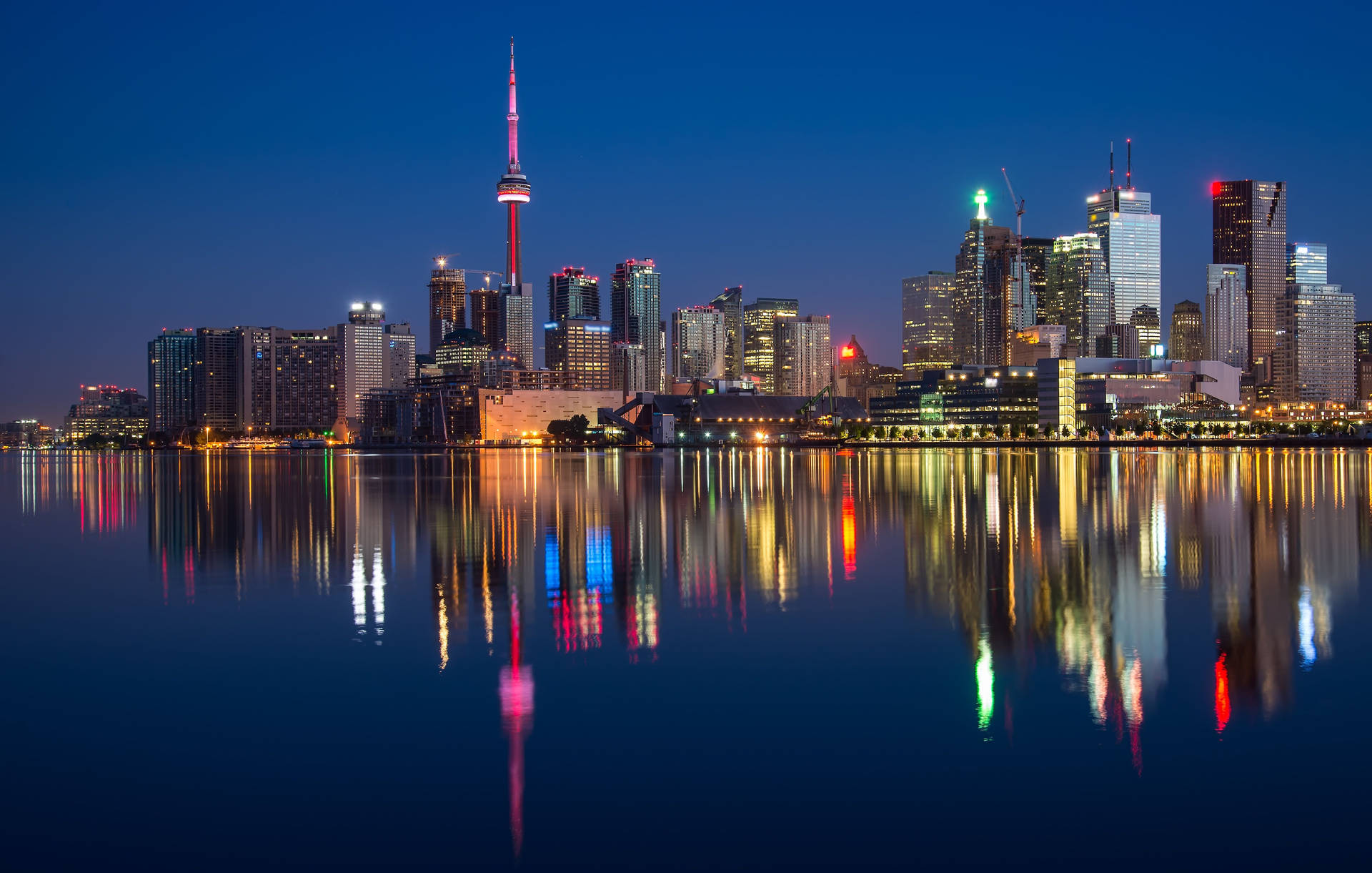 Toronto City Canada Skyscrapers Background