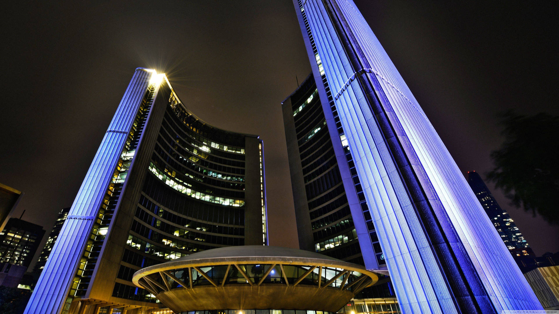 Toronto City Hall At Night