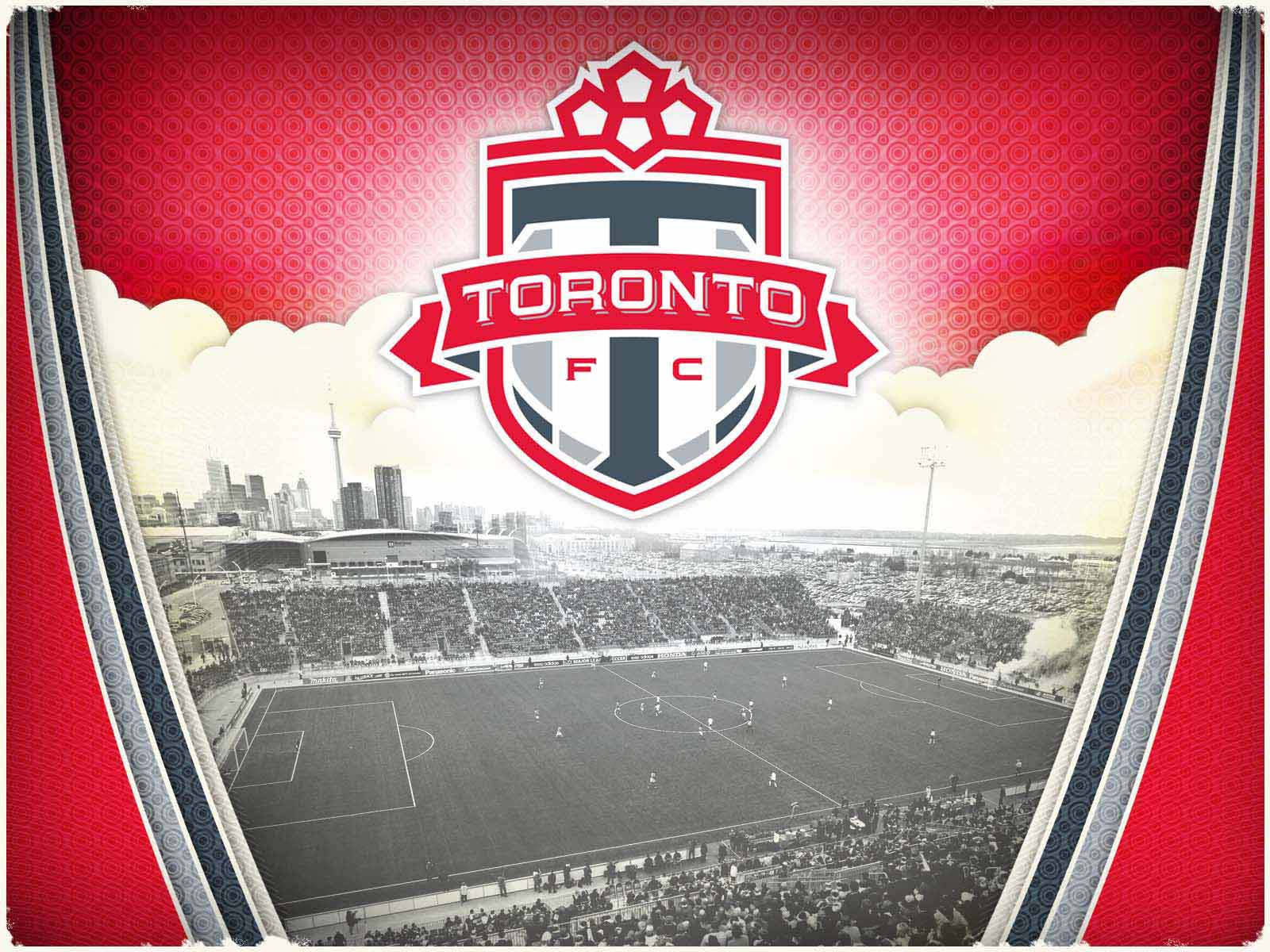 Toronto Fc Sports Logo Art Background