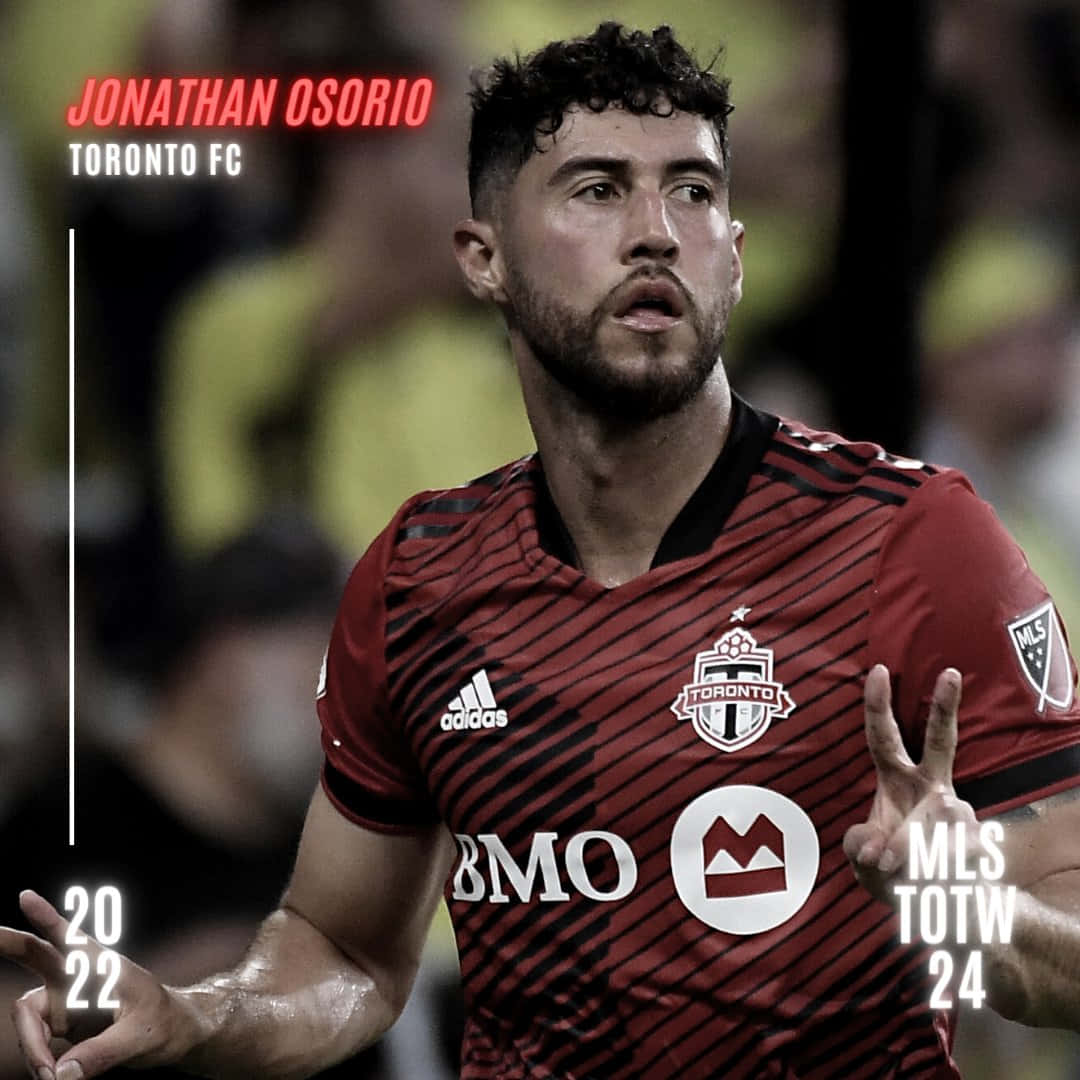 Toronto Fc Team Player Jonathan Osorio Background