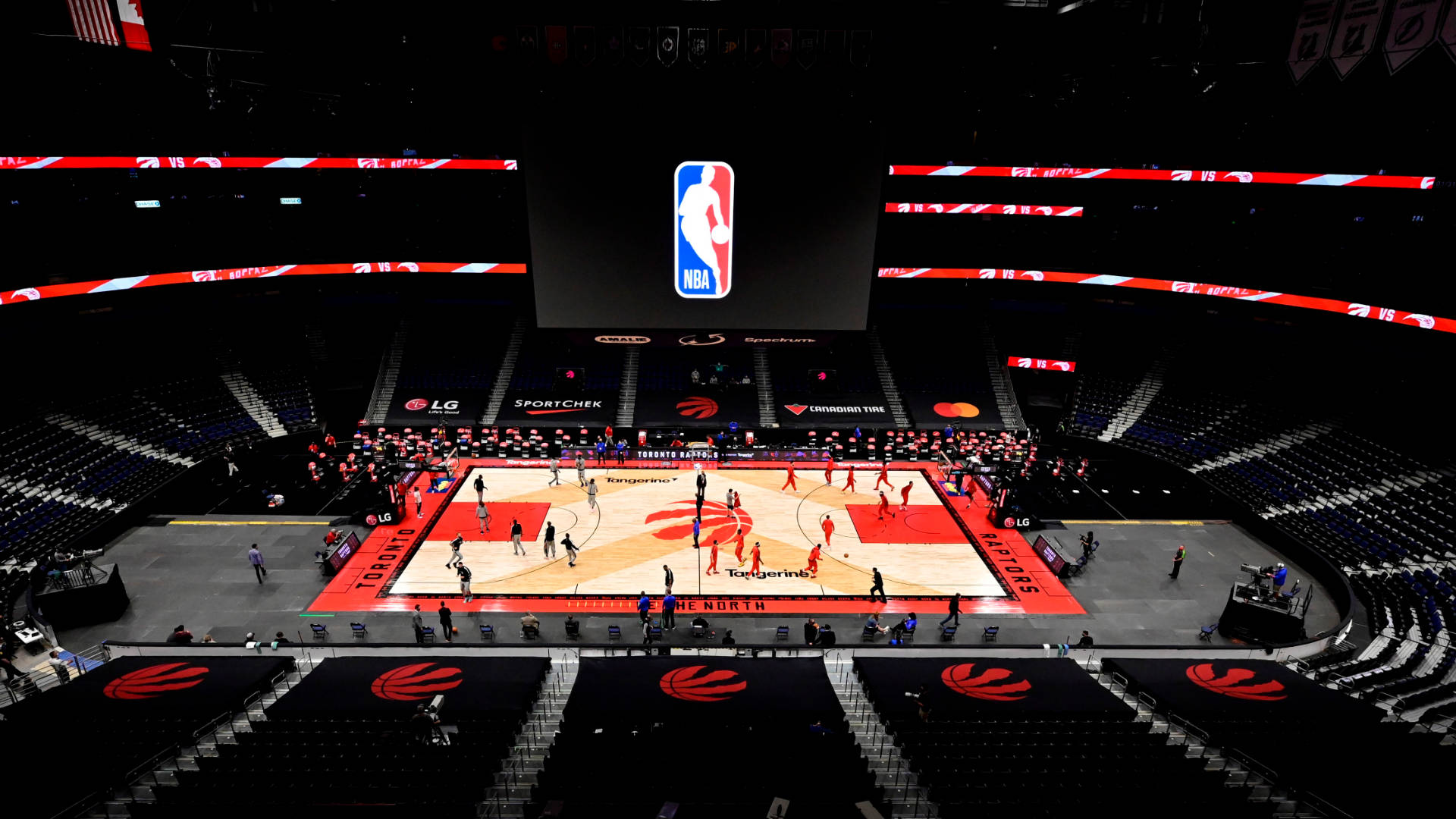 Toronto Raptors Home Court Background