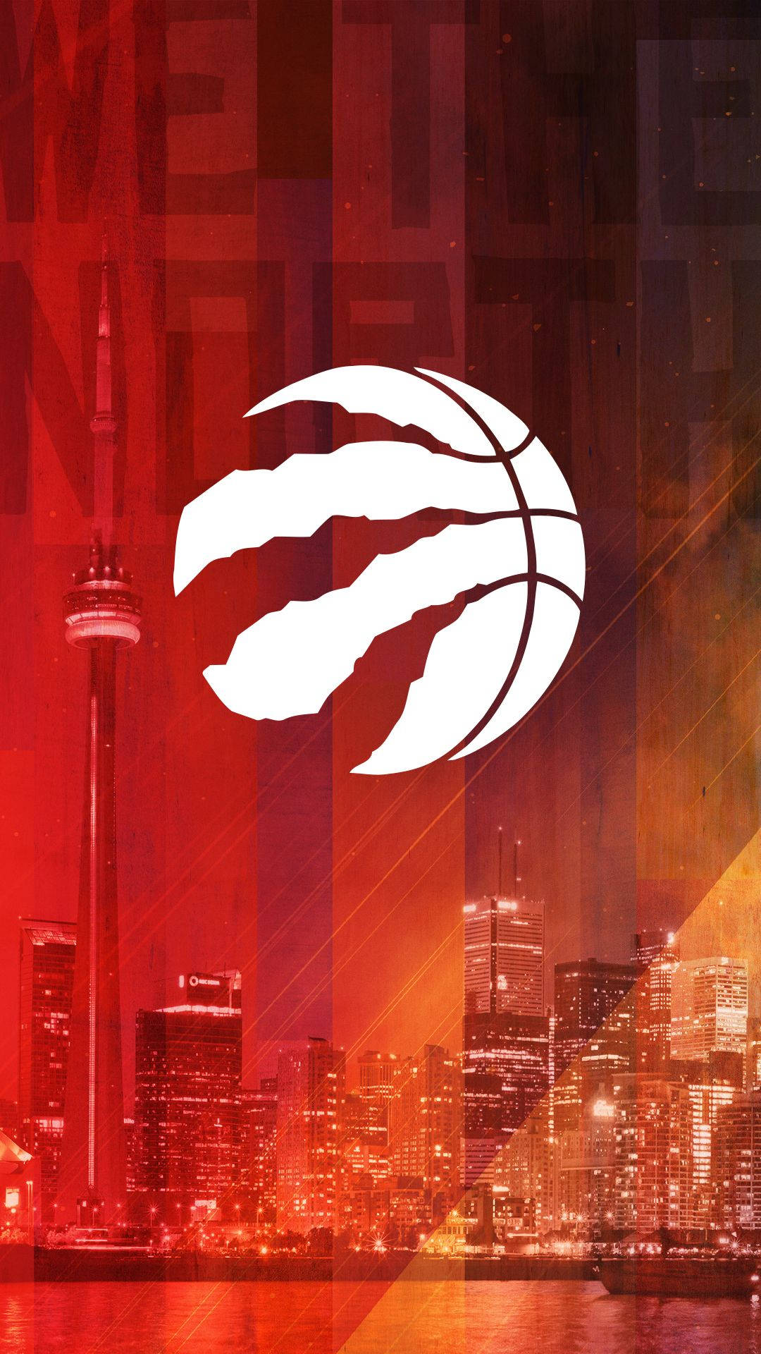 Toronto Raptors In Red Background