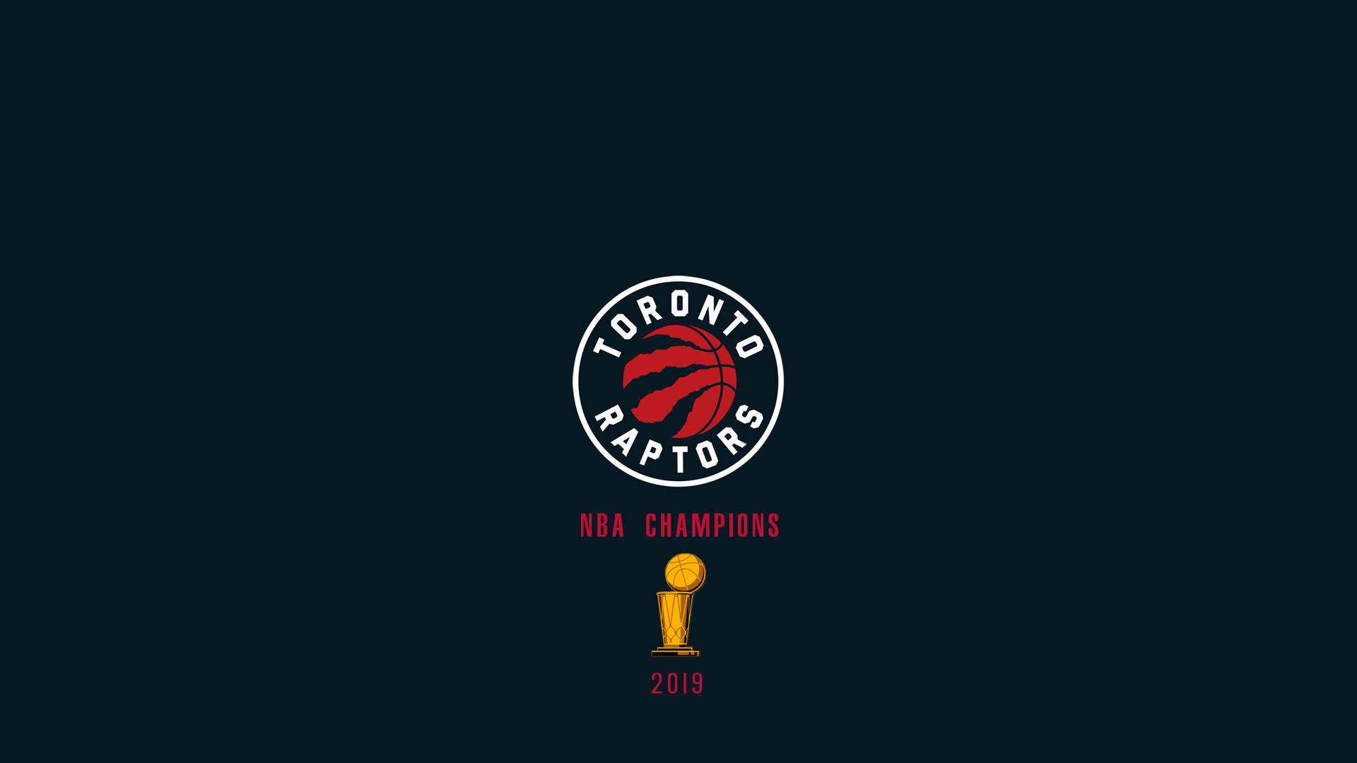 Toronto Raptors Nba Champions Background