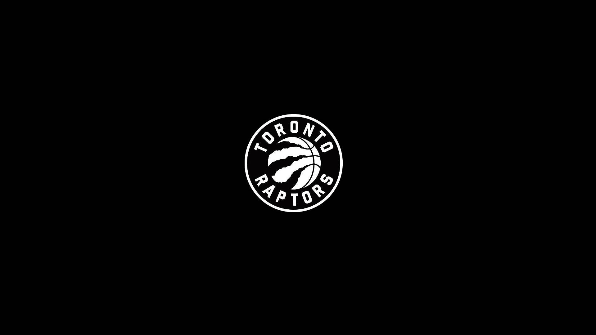 Toronto Raptors On Black Scrim Background