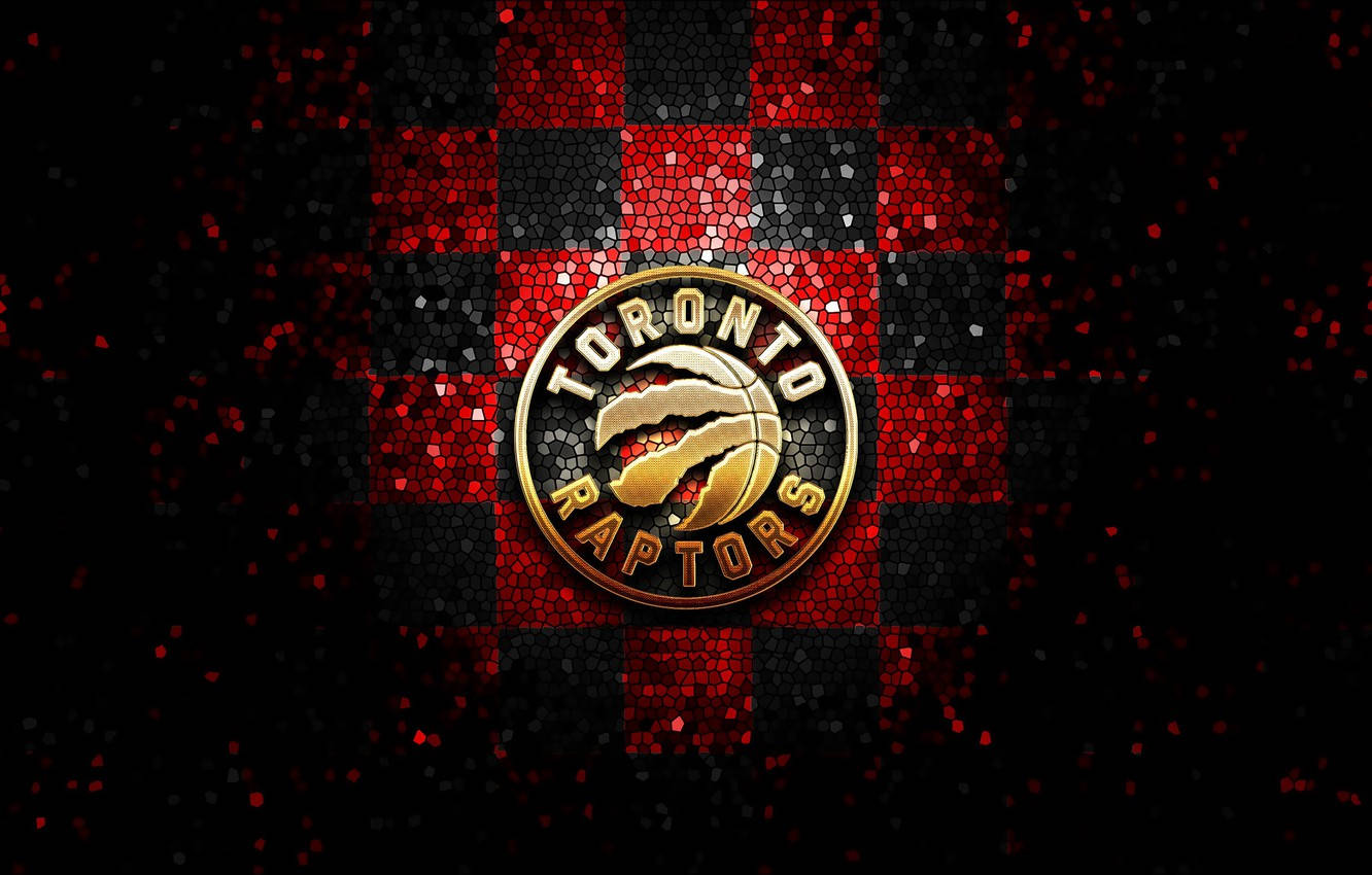 Toronto Raptors Pixelated Image Background