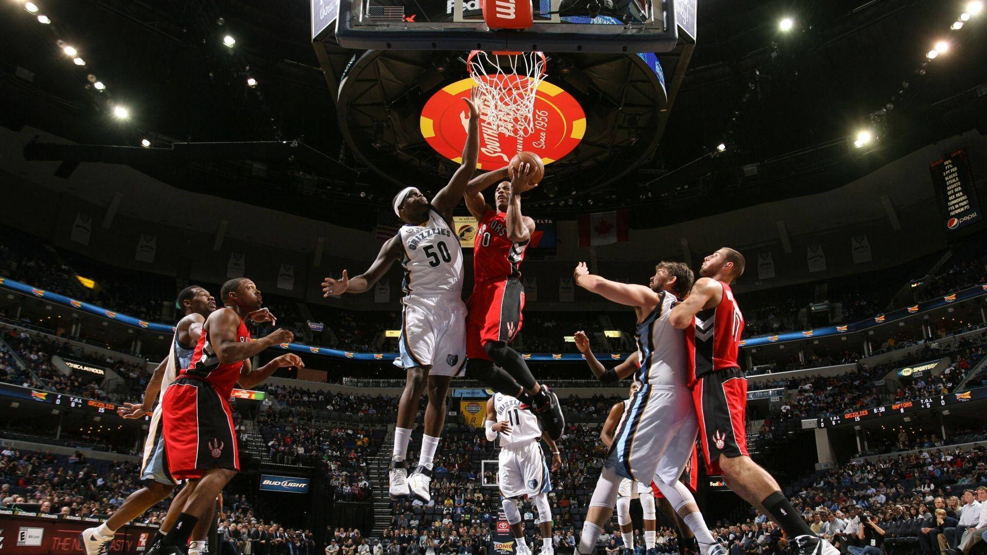 Toronto Raptors Versus Memphis Grizzlies Background