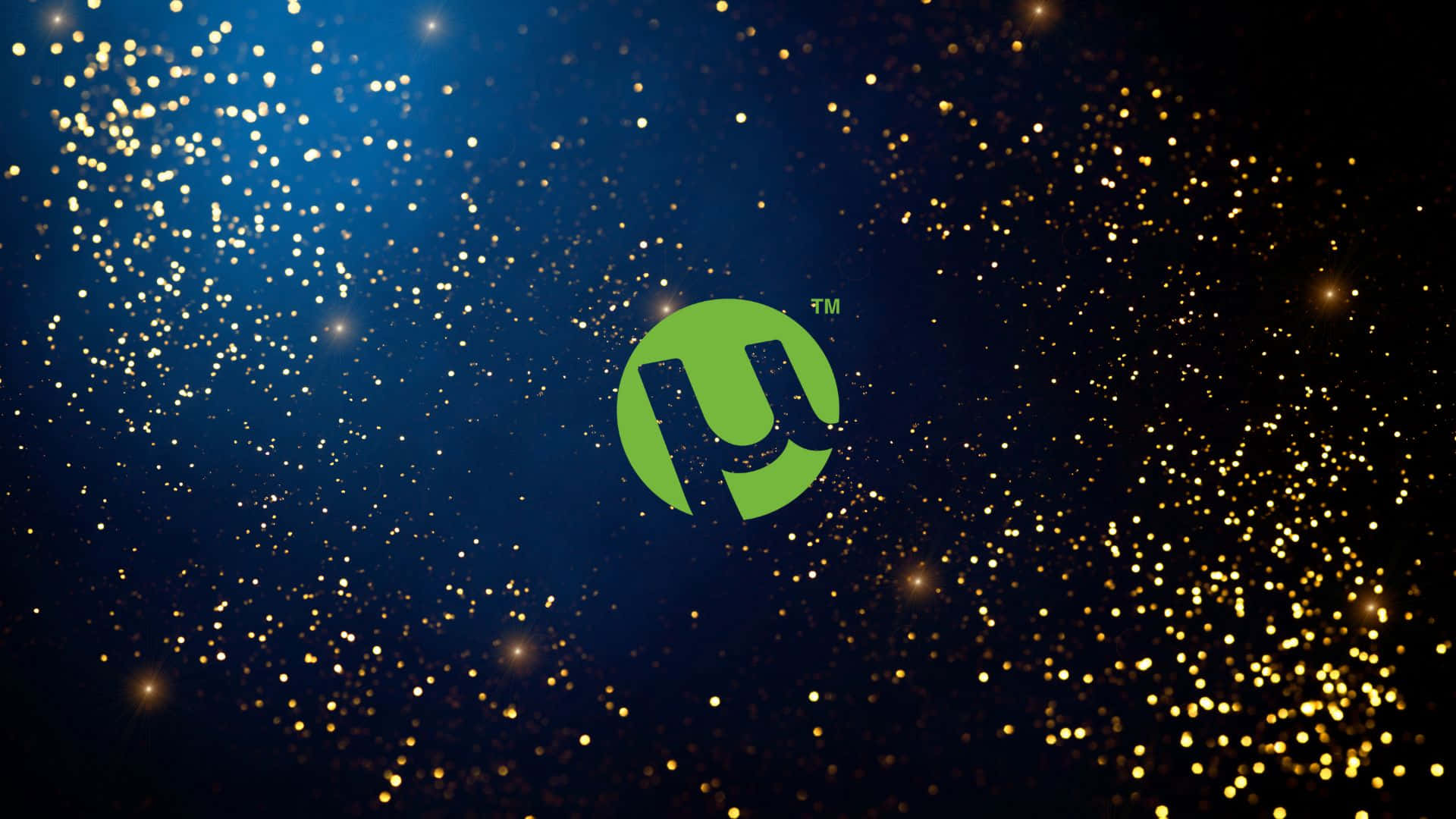 Torrent Logo Sparkling Lights Background