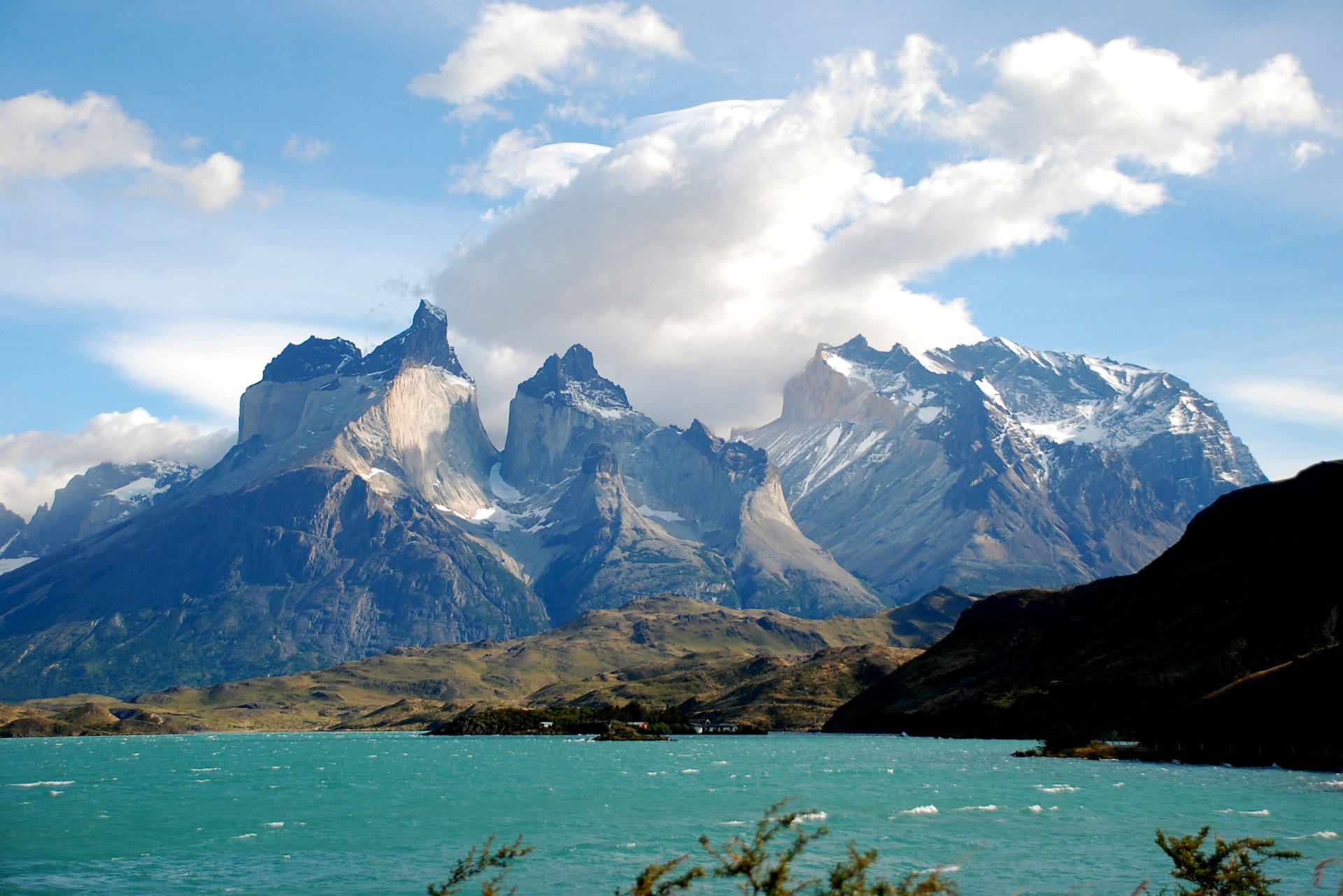 Torres Del Paine And Mountain Macbook Background