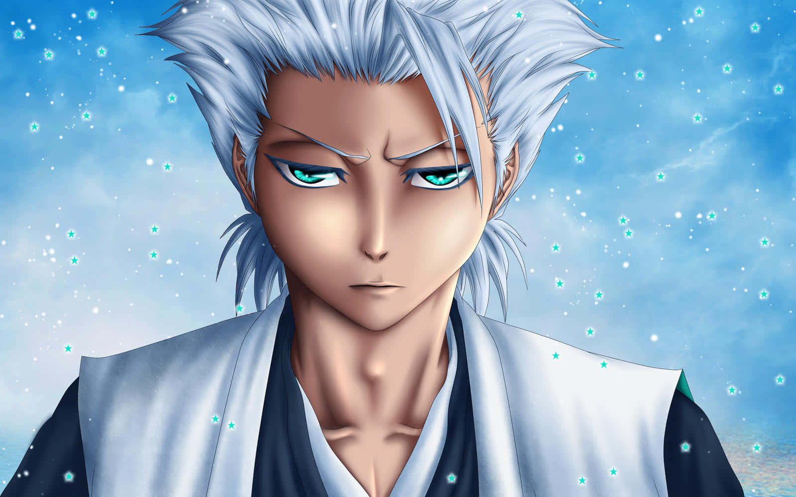Toshiro Hitsugaya, A Brave And Powerful Leader From The World Of Bleach. Background