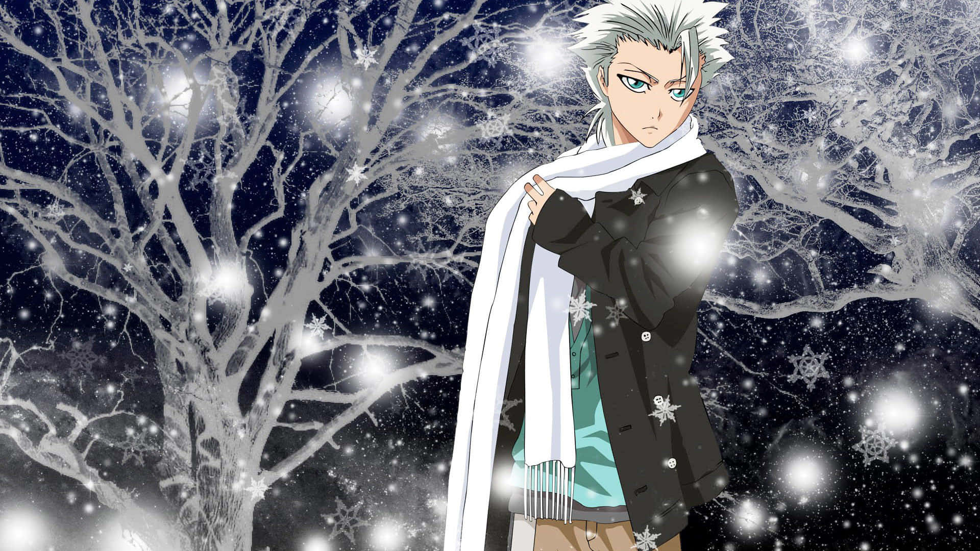 Toshiro Hitsugaya - A Powerful Soul Reaper From The Anime, Bleach Background