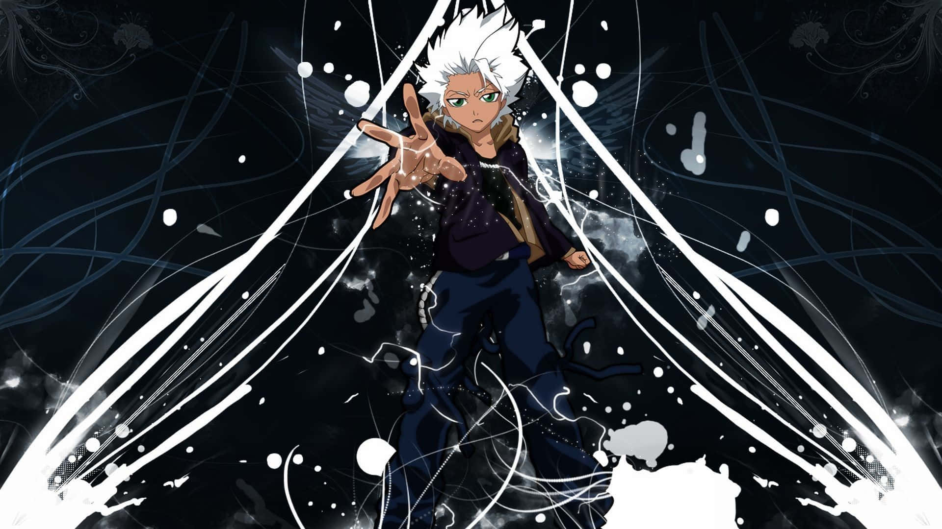 Toshiro Hitsugaya, Captain Of The 5th Division Of The Gotei 13 Background