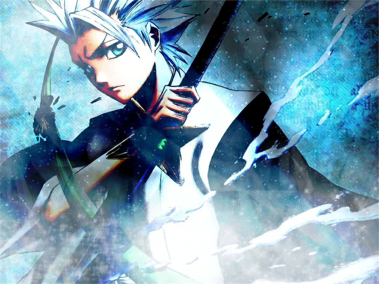 Toshiro Hitsugaya, The Captain Of The 10th Division Of The Gotei 13 Background