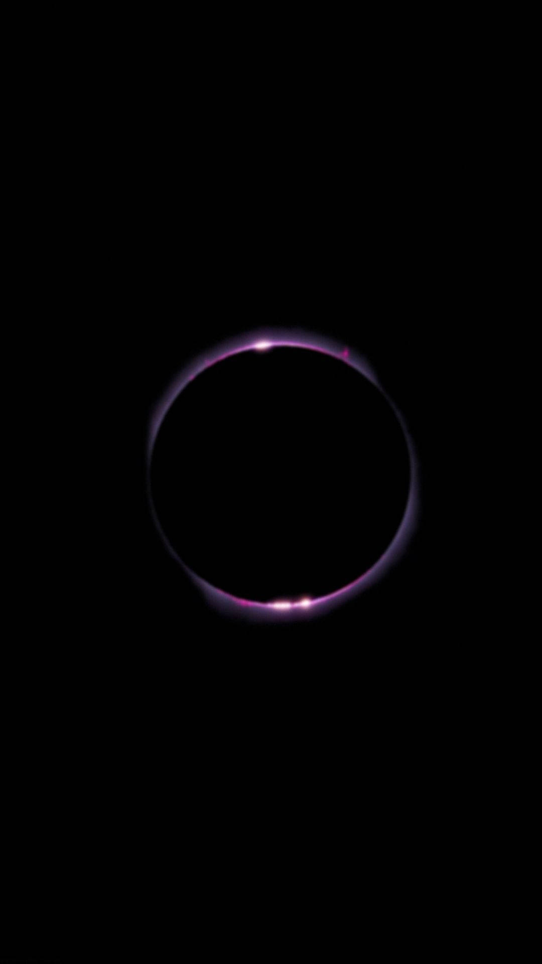 Total Black Solar Eclipse Background