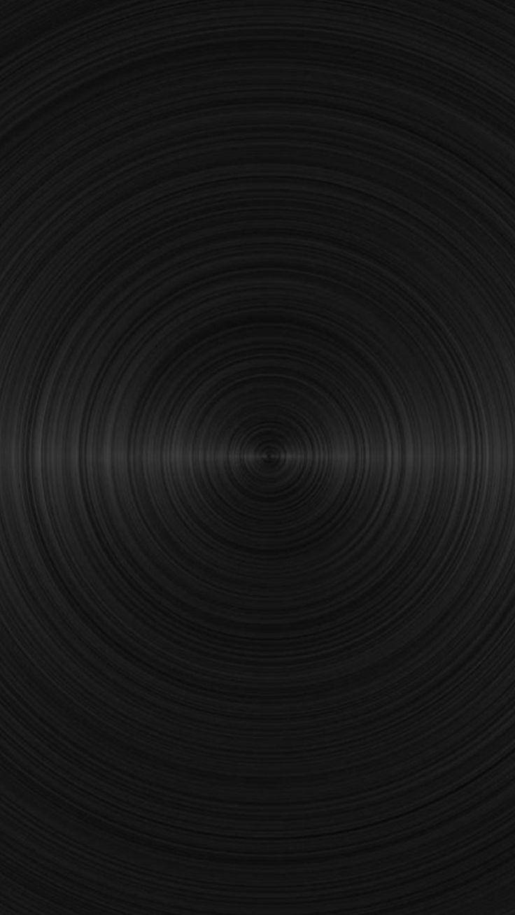 Total Black With Ring Pattern Background