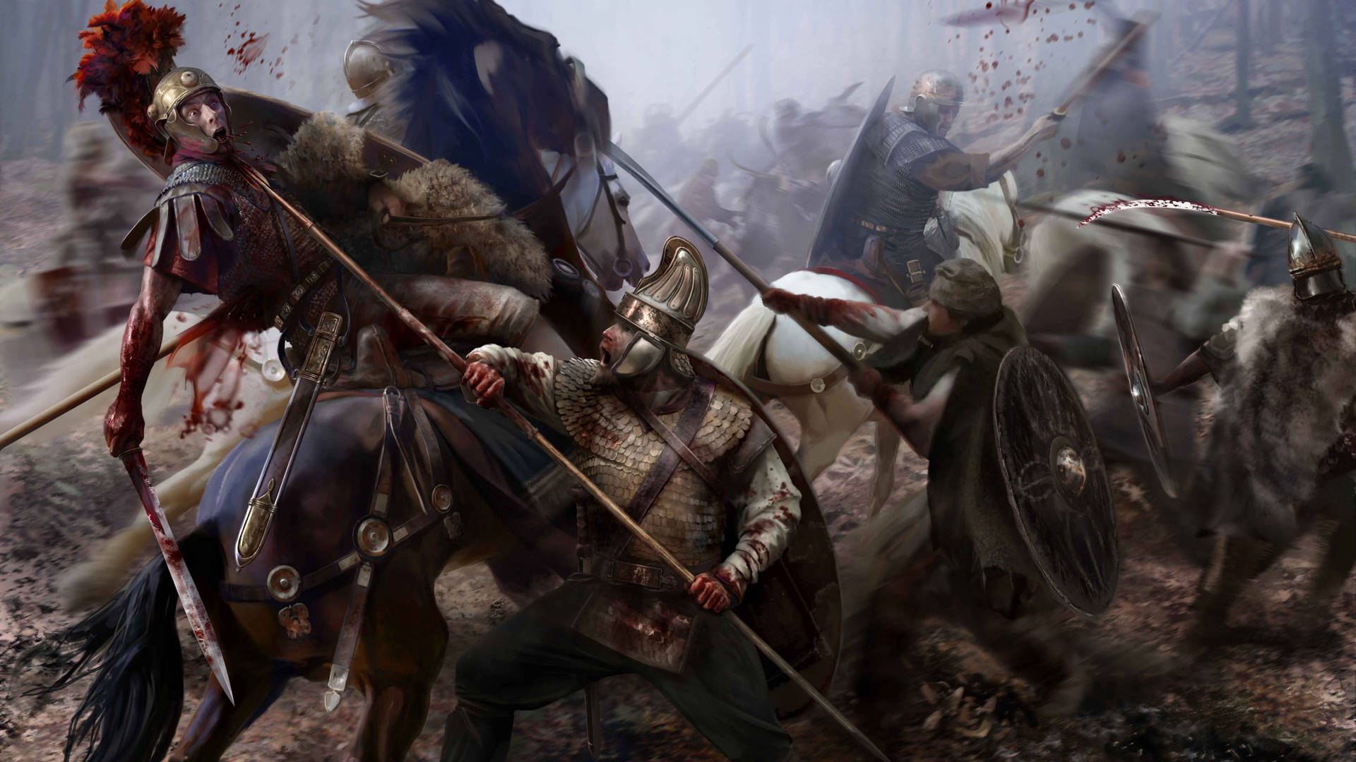 Total War Attila Bloody Battle Background