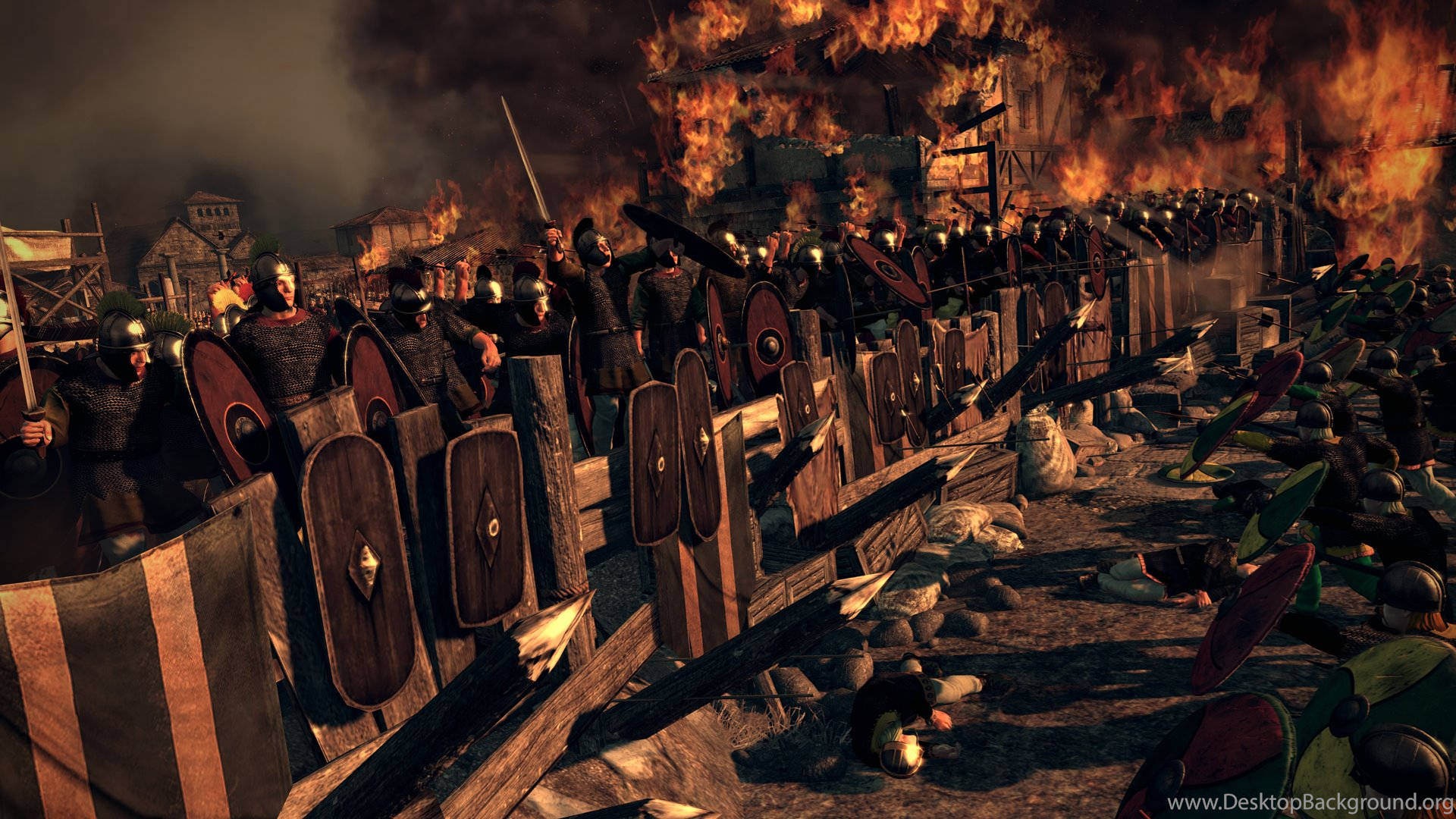 Total War Attila Defensive Barriers Background