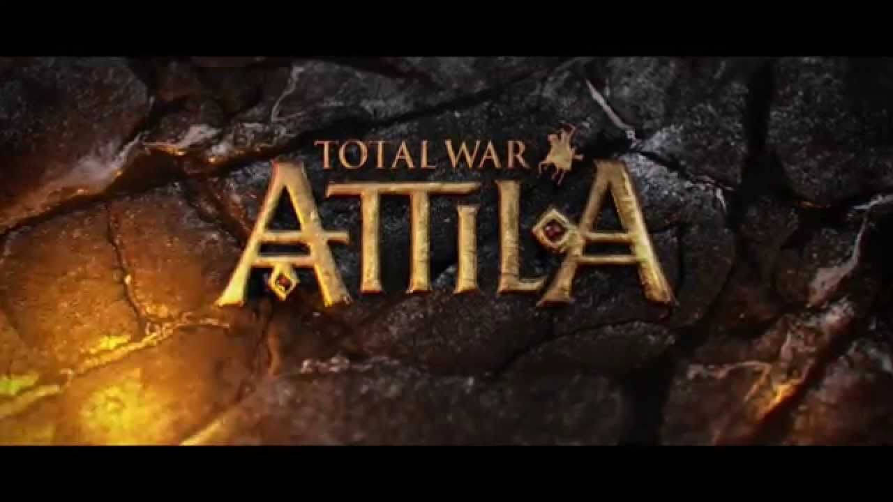 Total War Attila Gold Letters Background