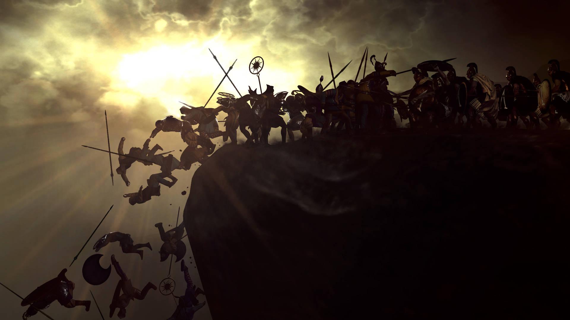 Total War Rome 2 Falling Roman Warriors Background