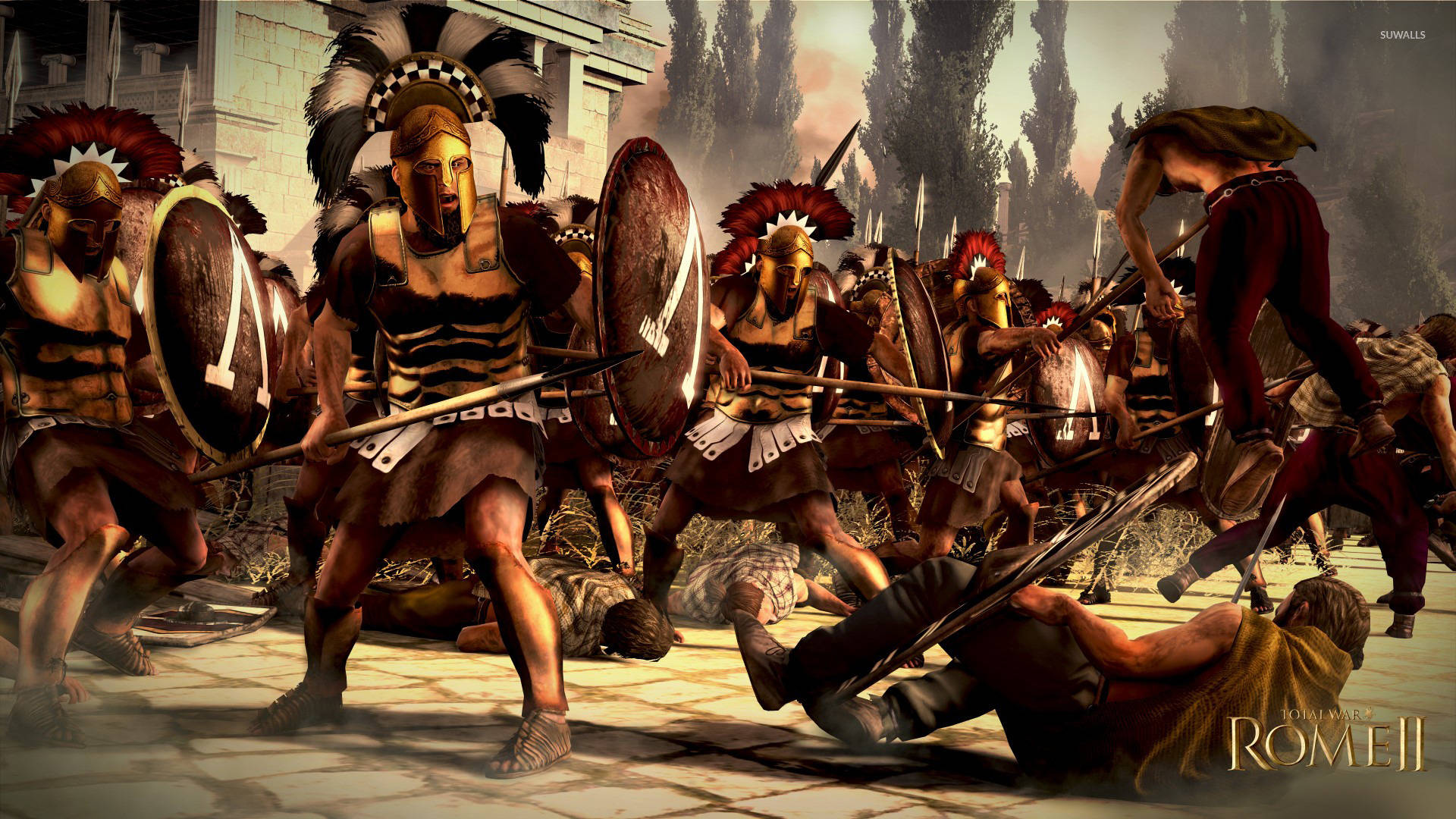 Total War Rome 2 Intense Battle Background