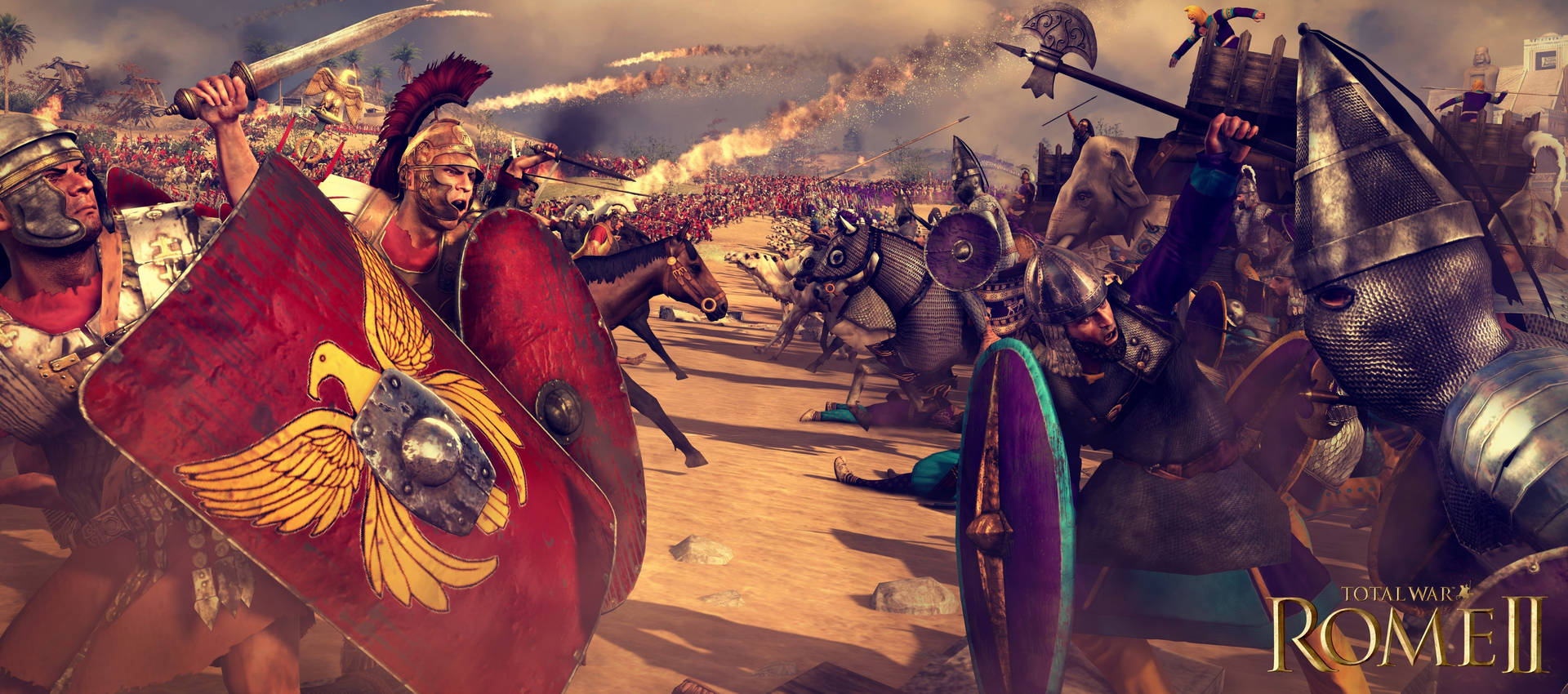 Total War Rome 2 Team Fight Background