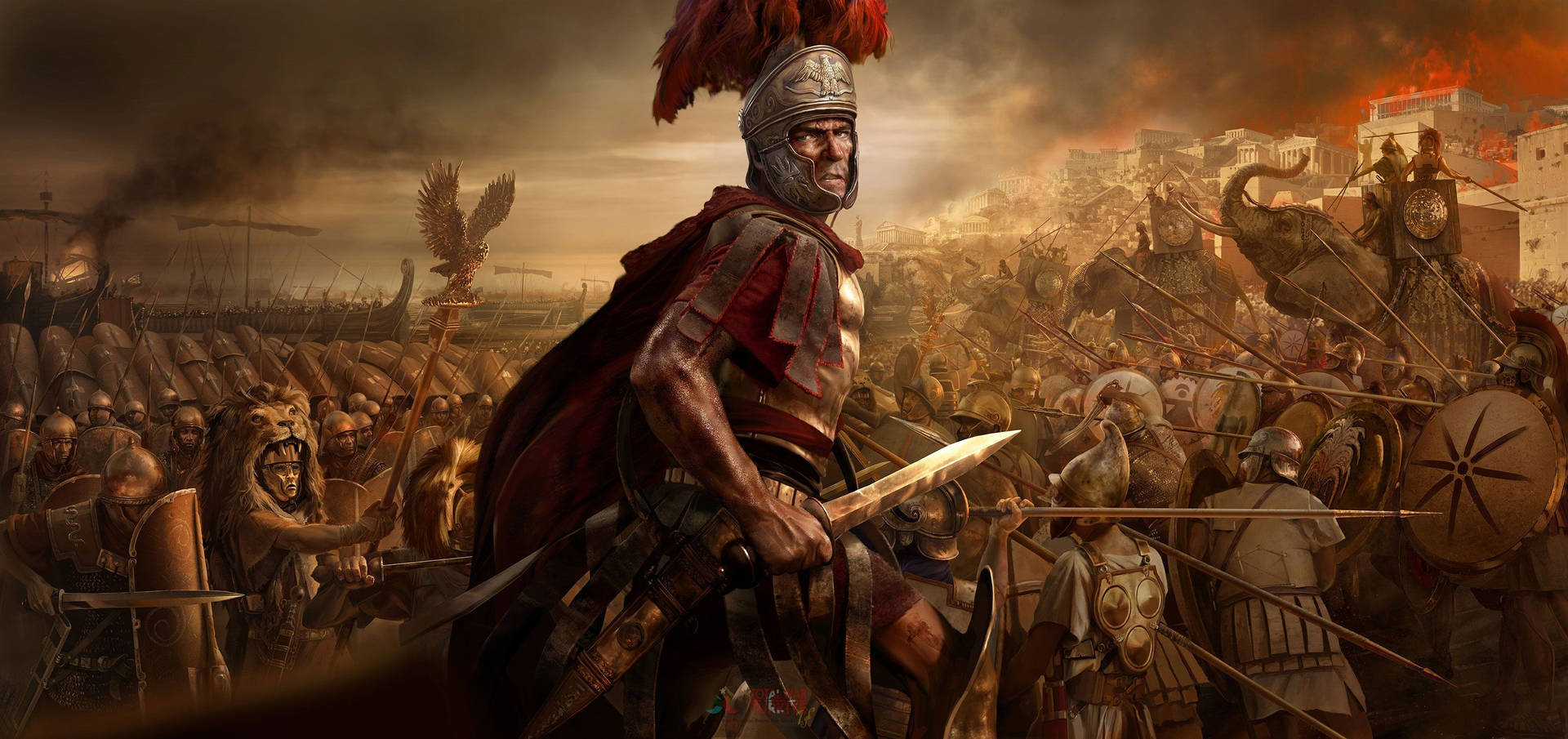 Total War Rome 2 Video Game Background