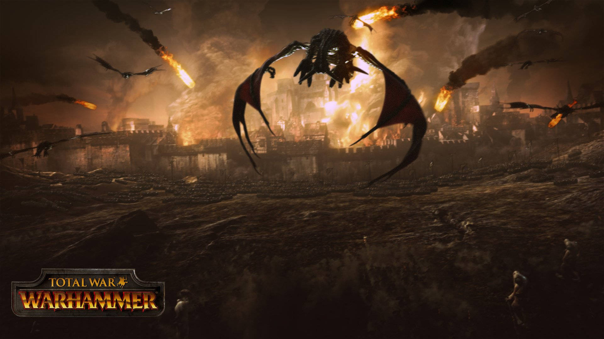 Total War Warhammer 2 Burning City Background