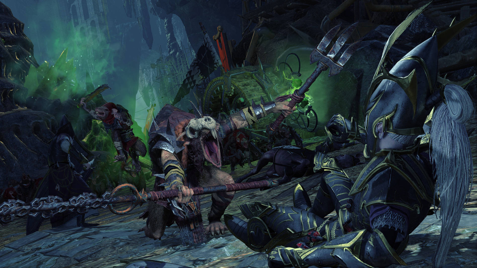 Total War Warhammer 2 Dark Cave Background