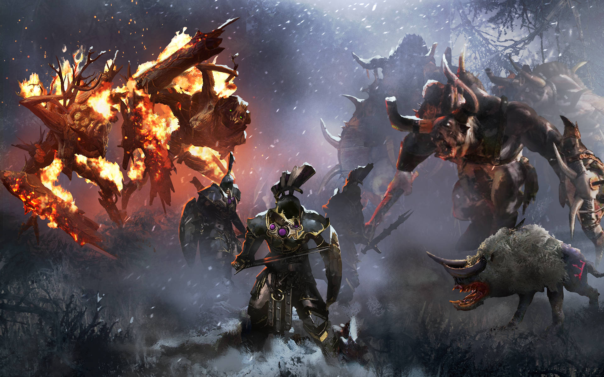 Total War Warhammer 2 Norsca Regiments Of Renown Background