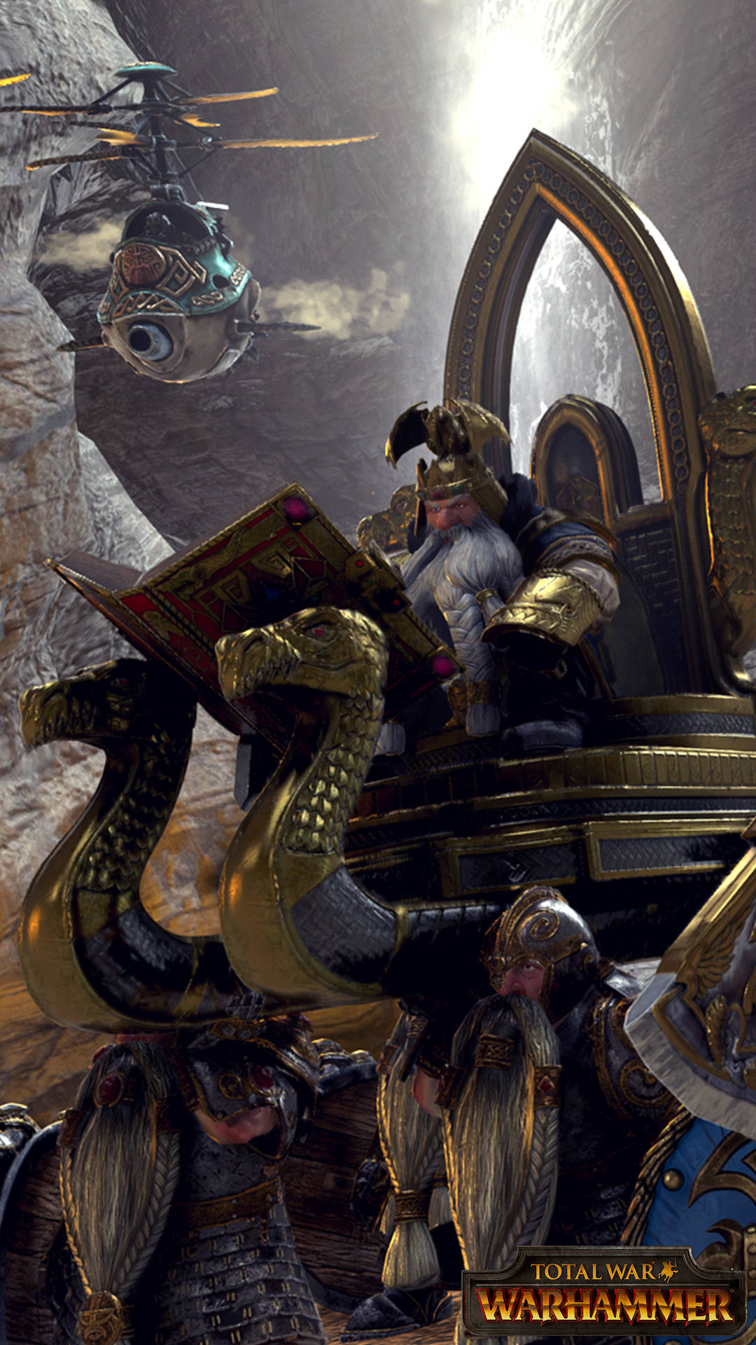 Total War Warhammer Dwarven Commander Reads Book