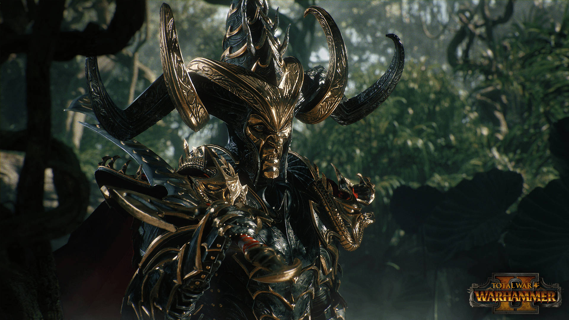 Total War Warhammer Golden Mask With Horns