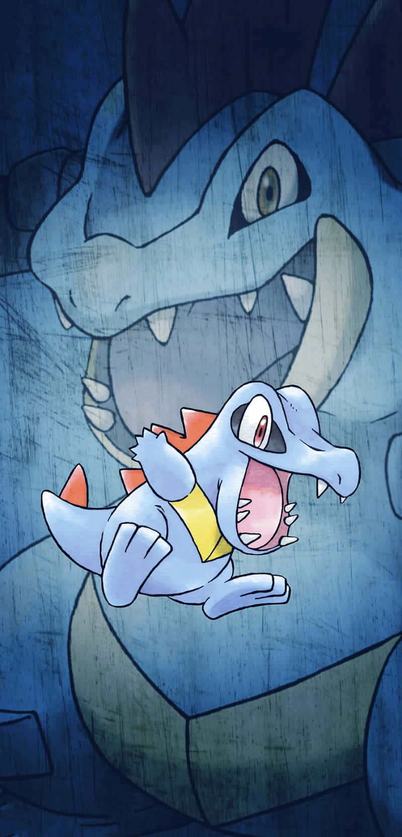 Totodile And Feraligatr Background