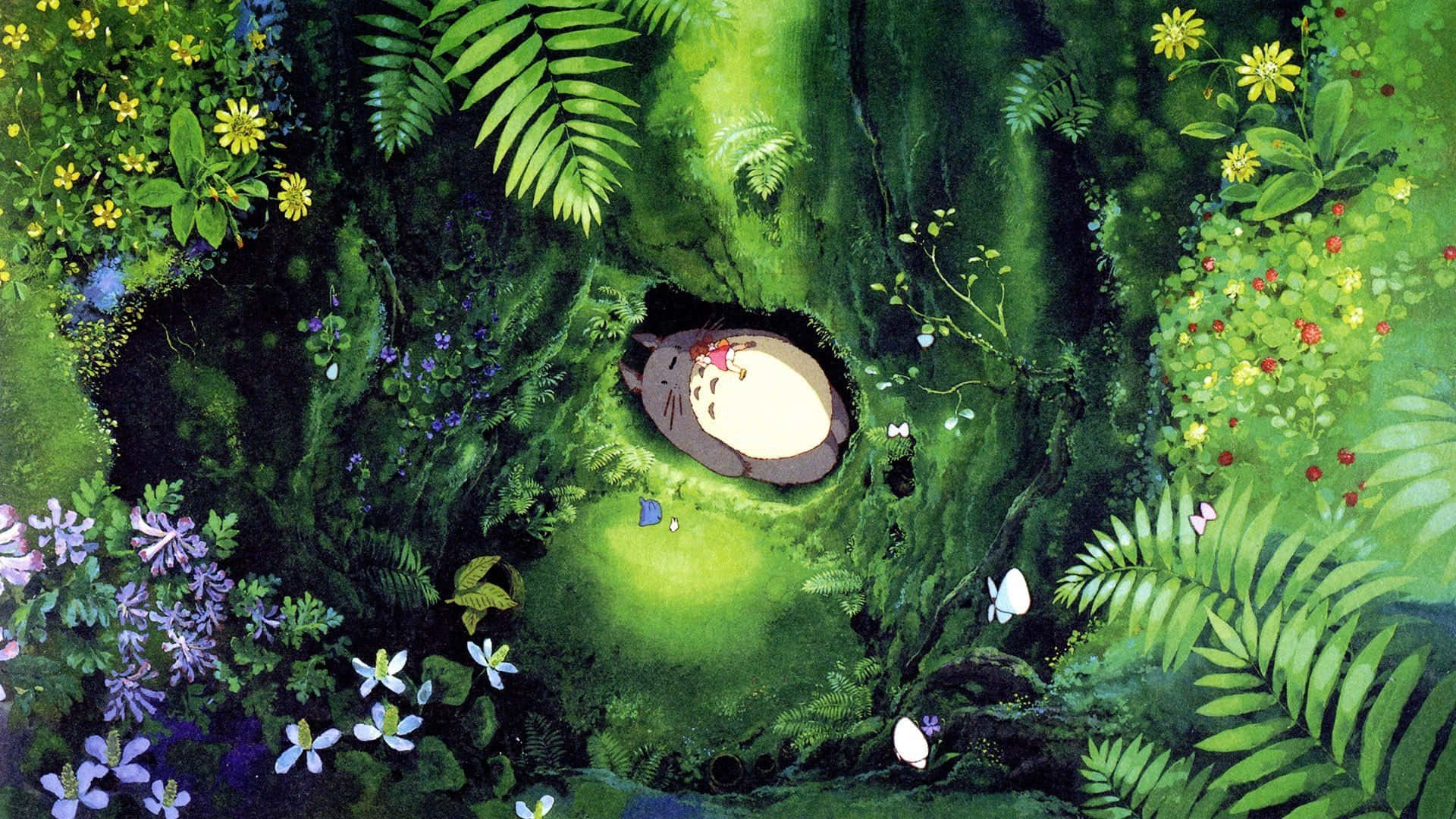 Totoro, Mei, And Friends In The Magical Forest