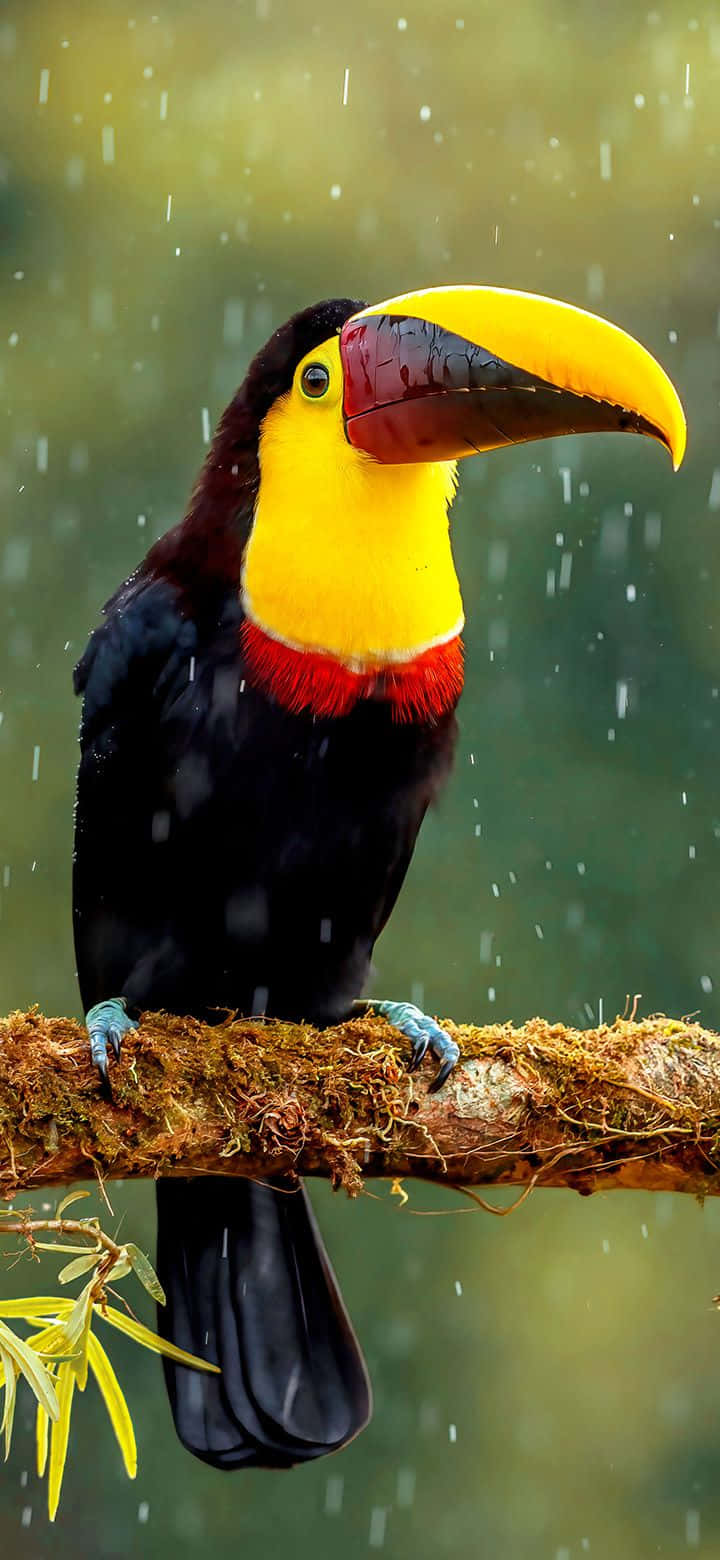 Toucanin Rainforest Rain Background