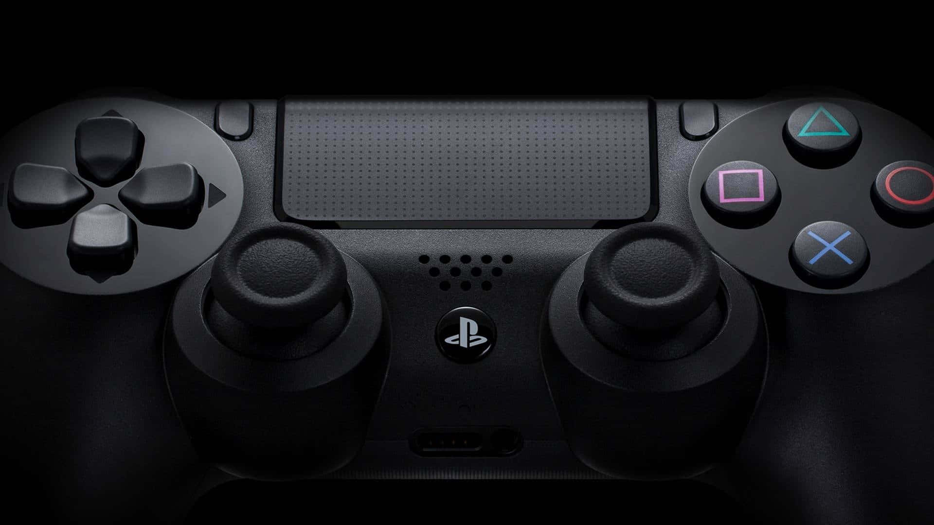 Touch-sensitive Front Of Ps4 Remote Gamepad Background