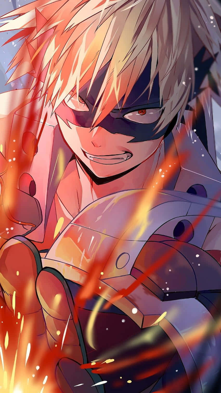 Tough Bakugo From My Hero Academia Background