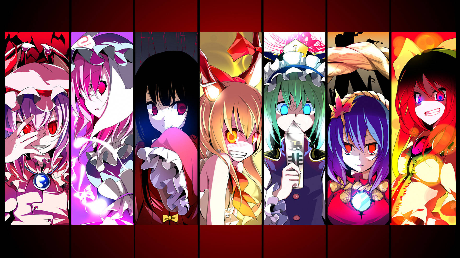 Touhou Project Anime Girls Background