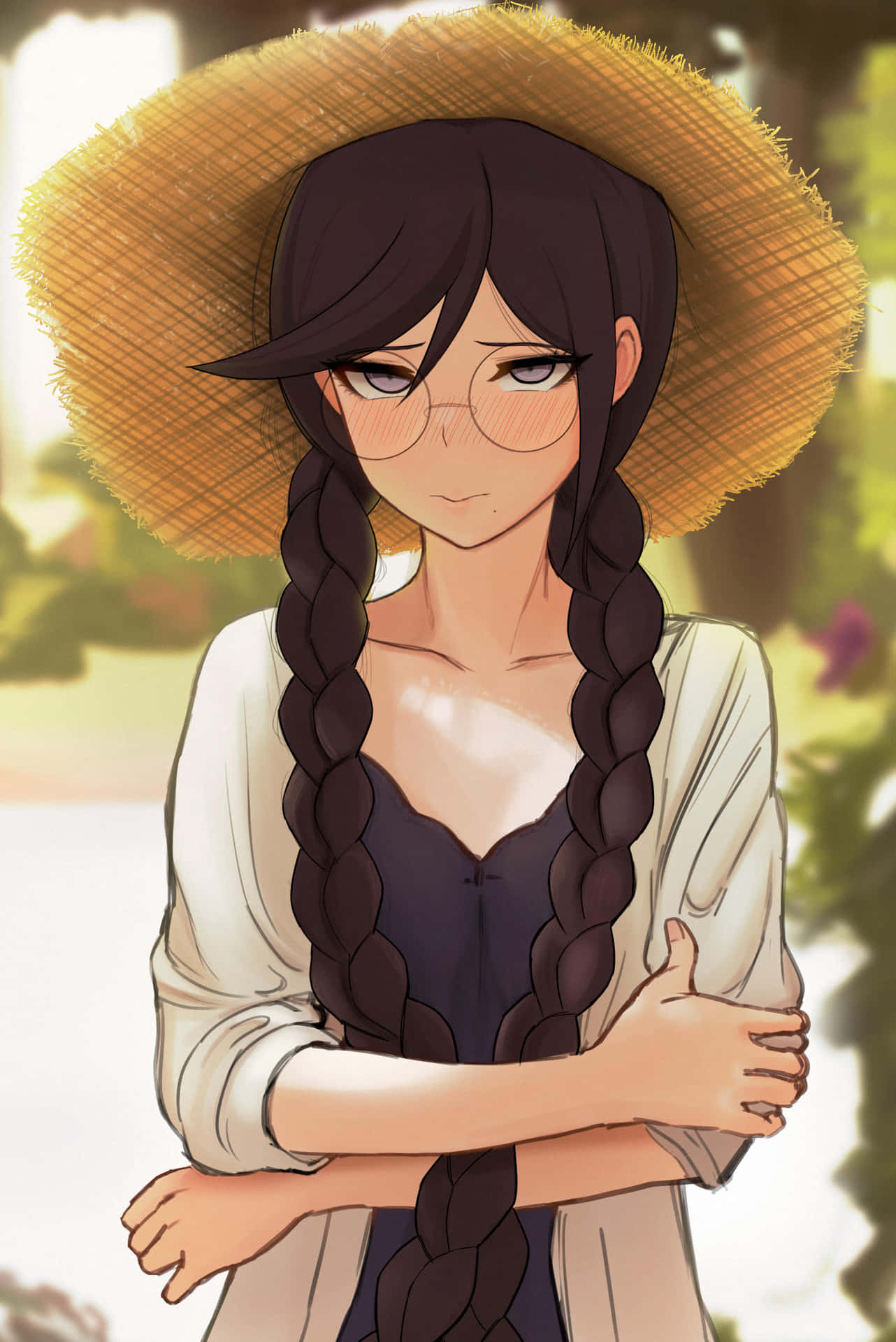 Touko Fukawa Sun Hat Danganronpa Pfp
