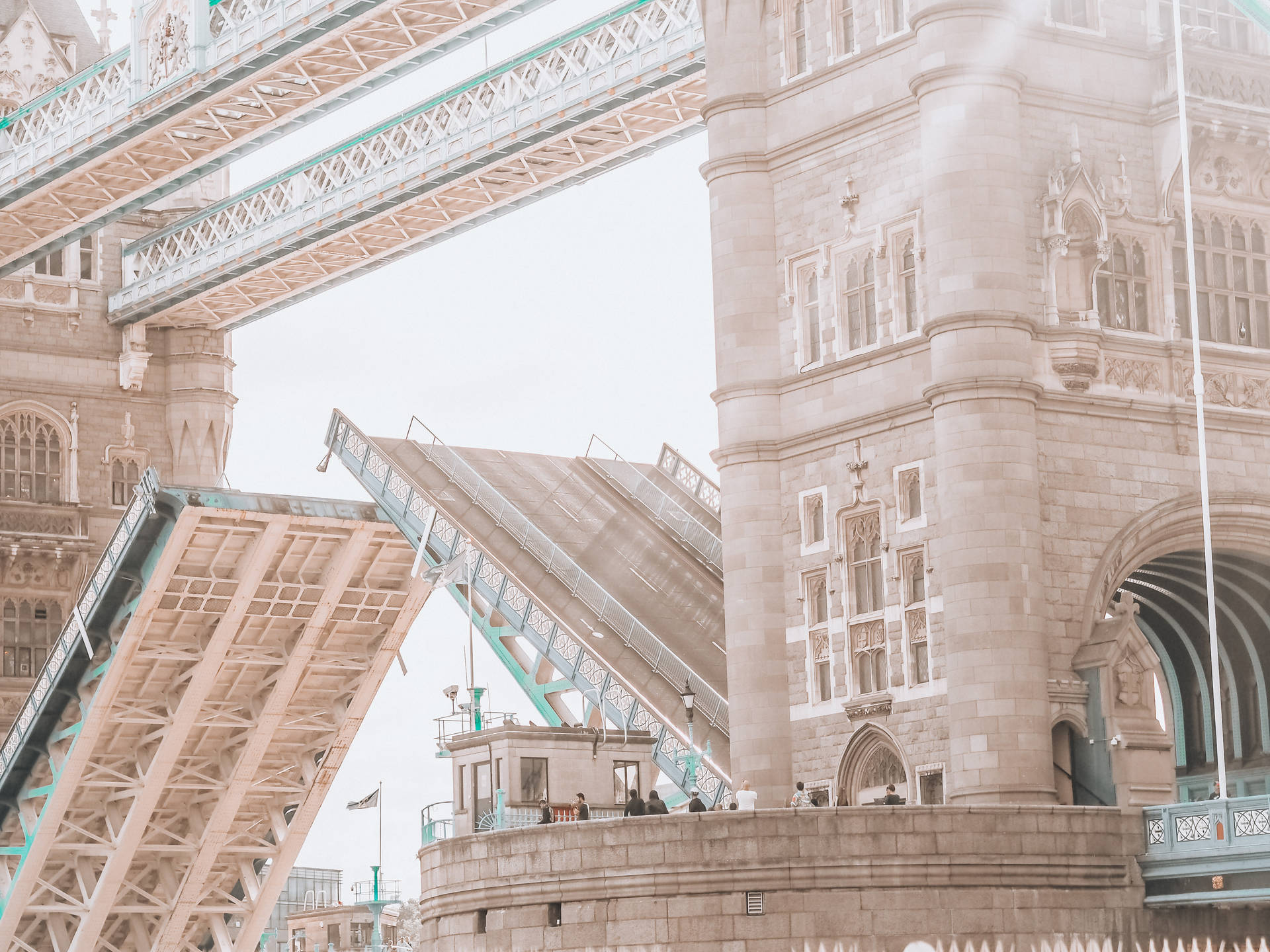 Tower Bridge Close-up Shot Background